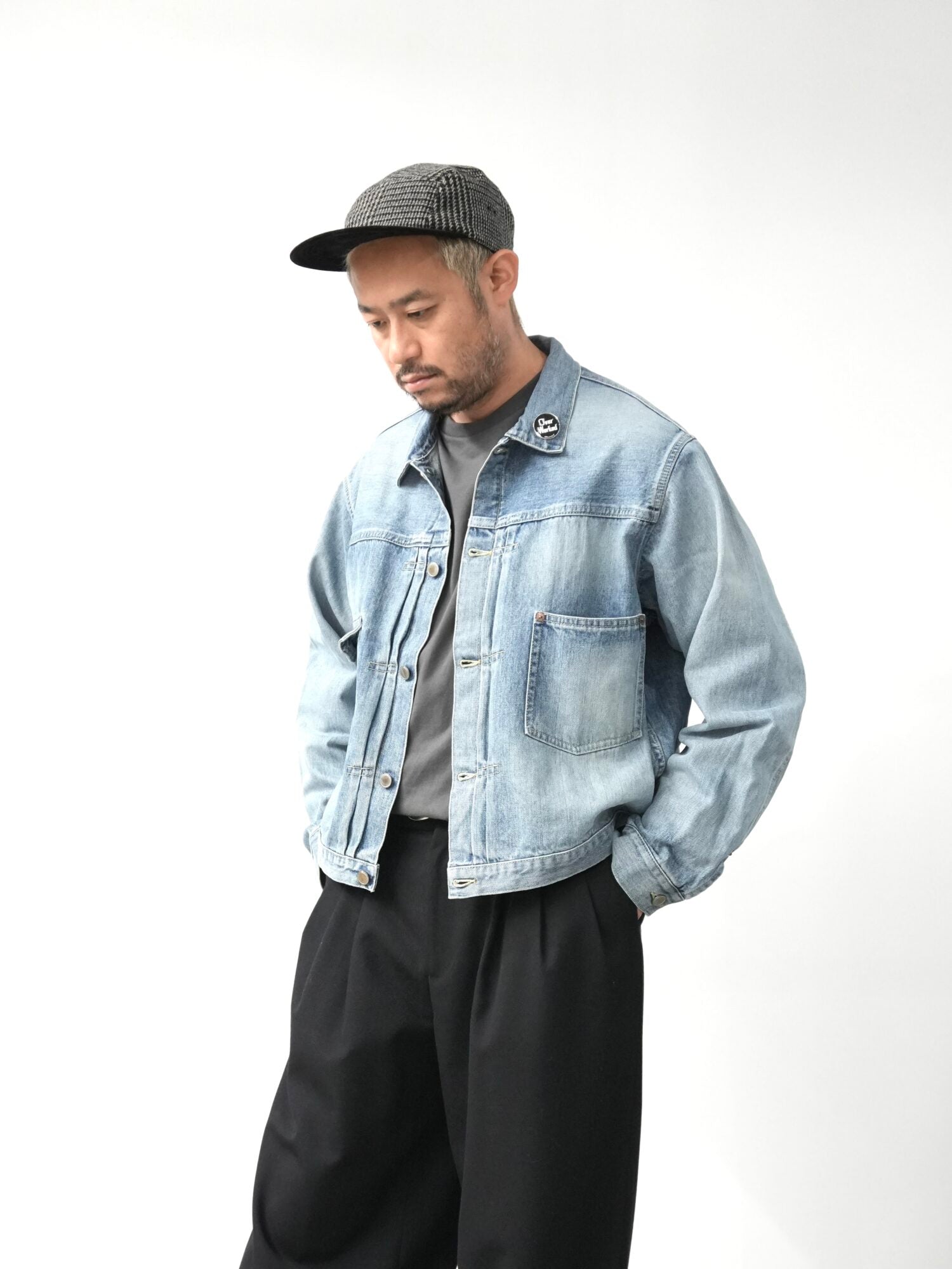 Unlikely Time Travel Trucker Jacket 1977Wash