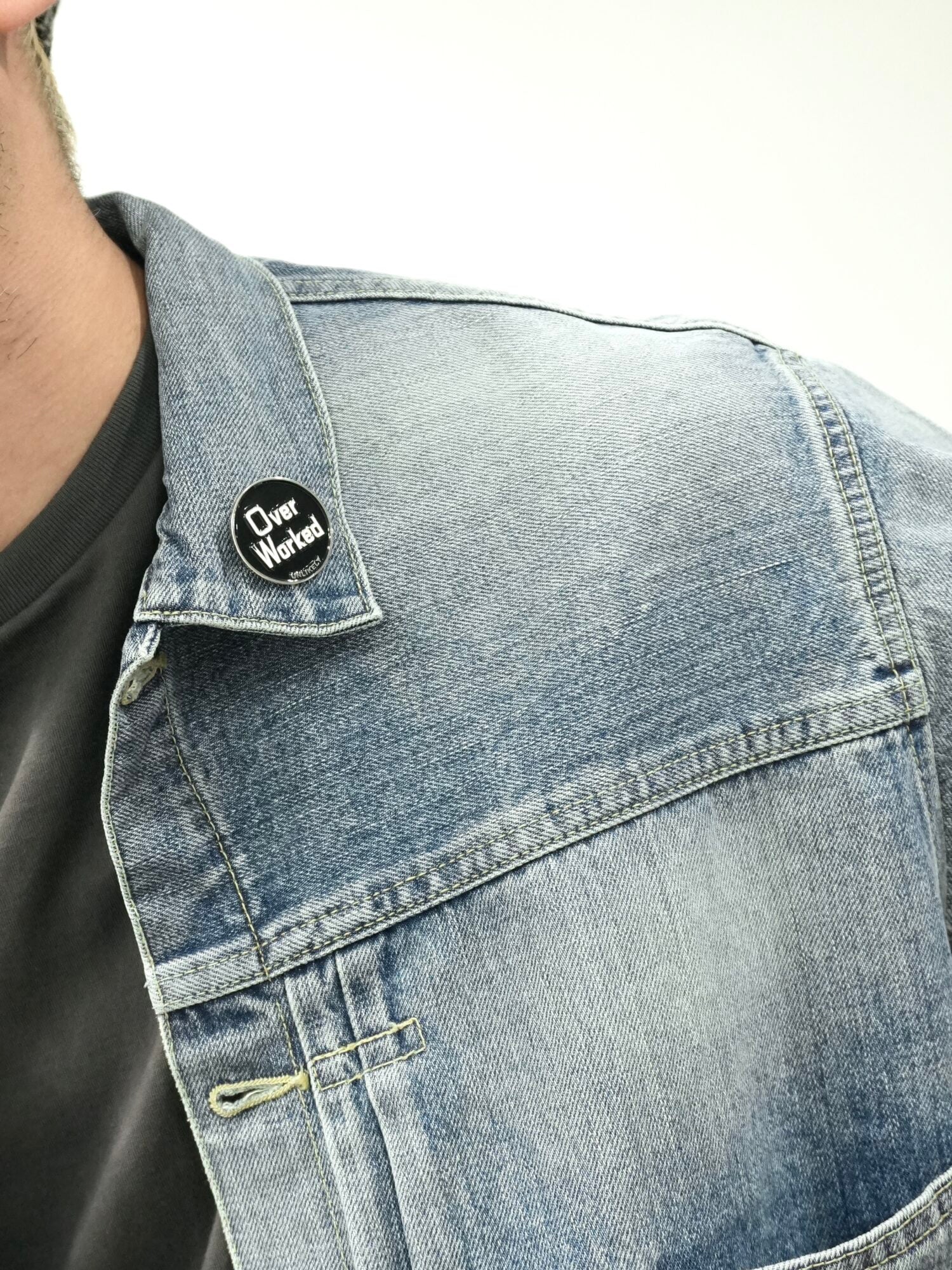 Unlikely Time Travel Trucker Jacket 1977Wash