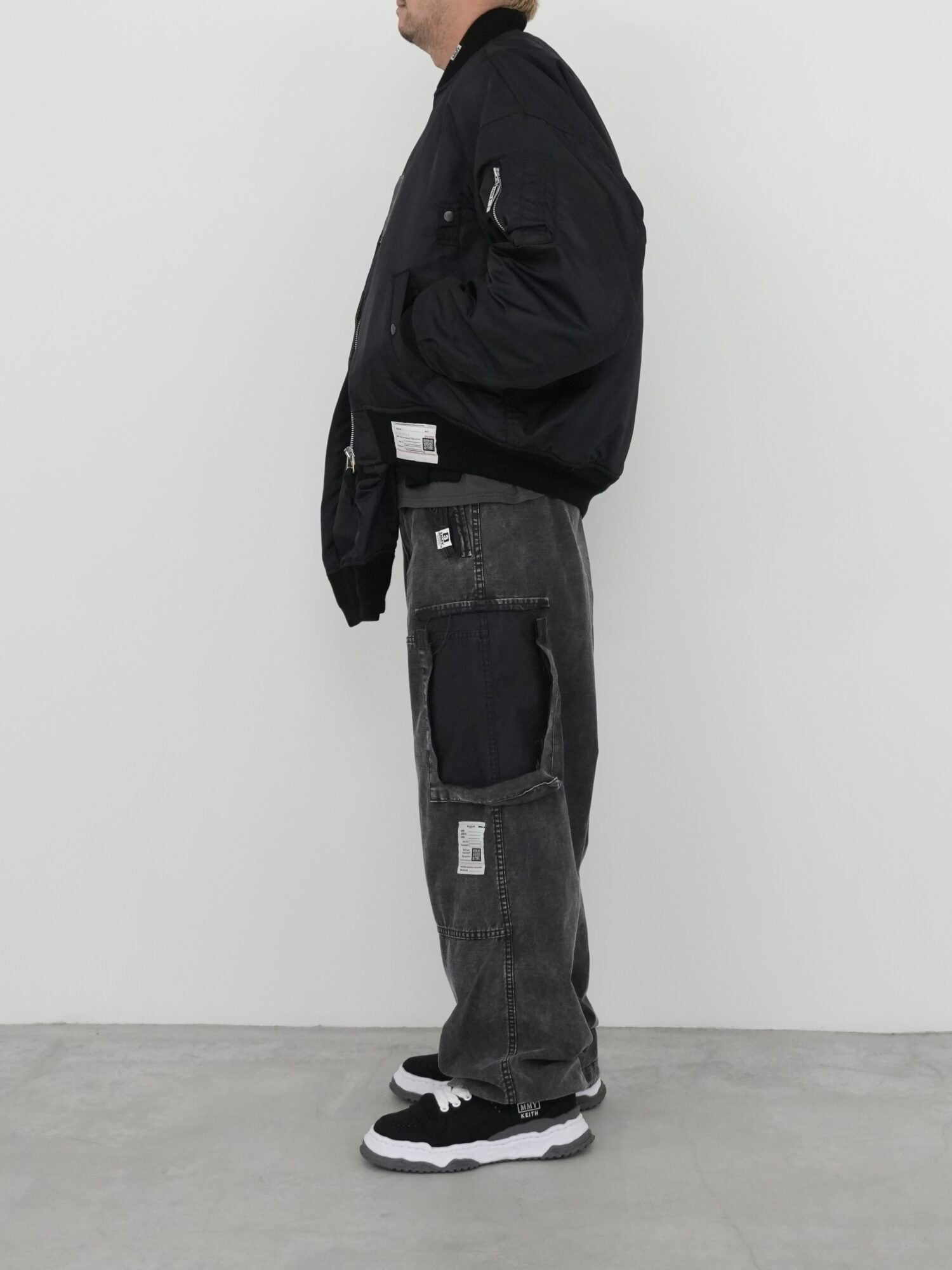 Front Layered Flight Jacket