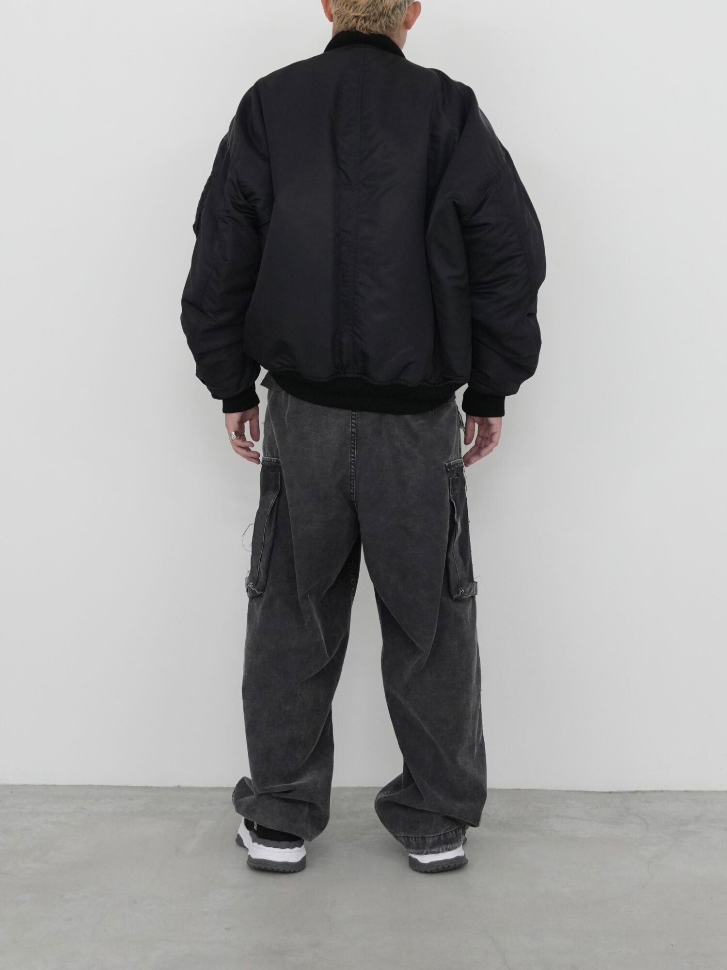 Front Layered Flight Jacket