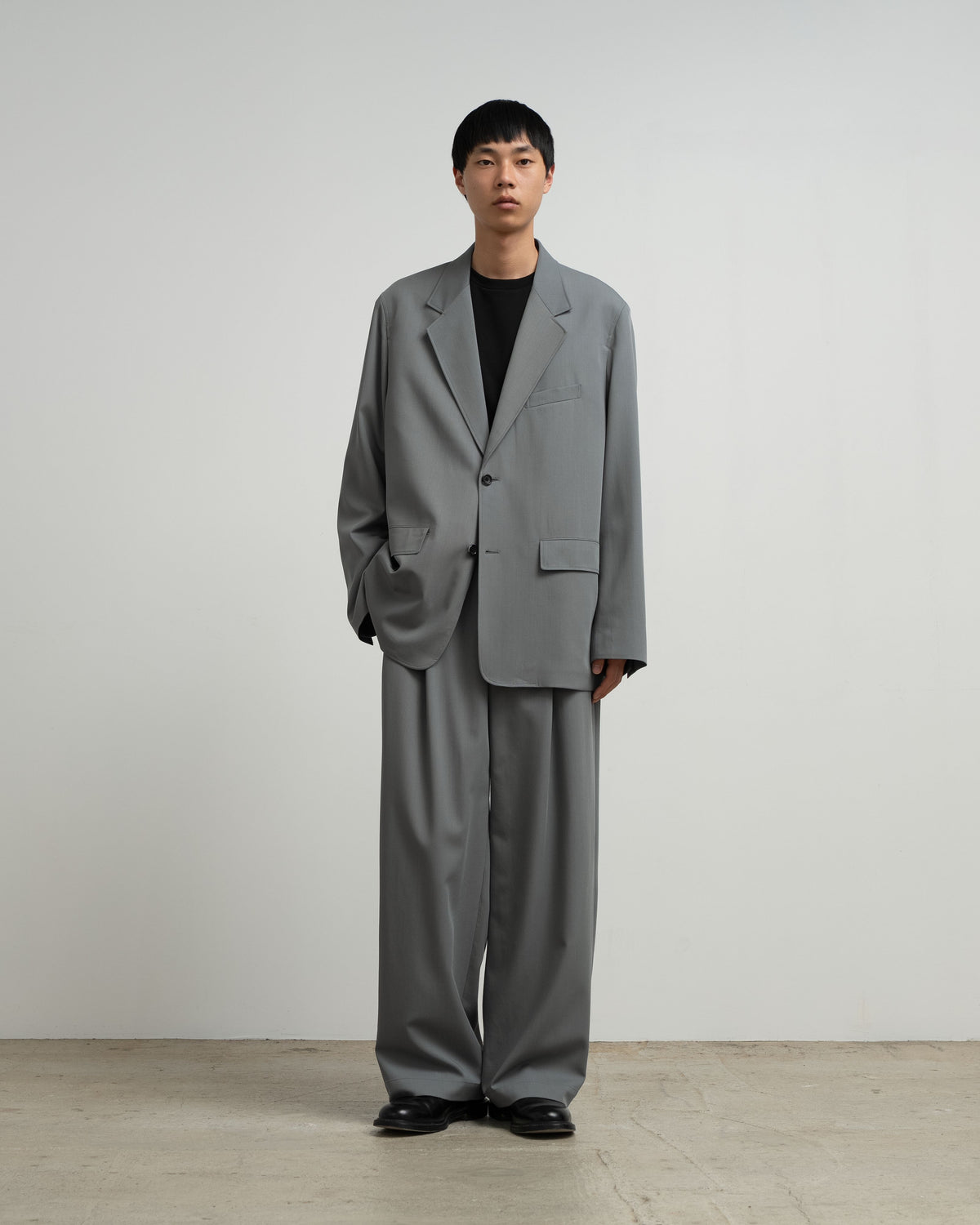 Techno Wool Twill Compact Shoulder Jacket