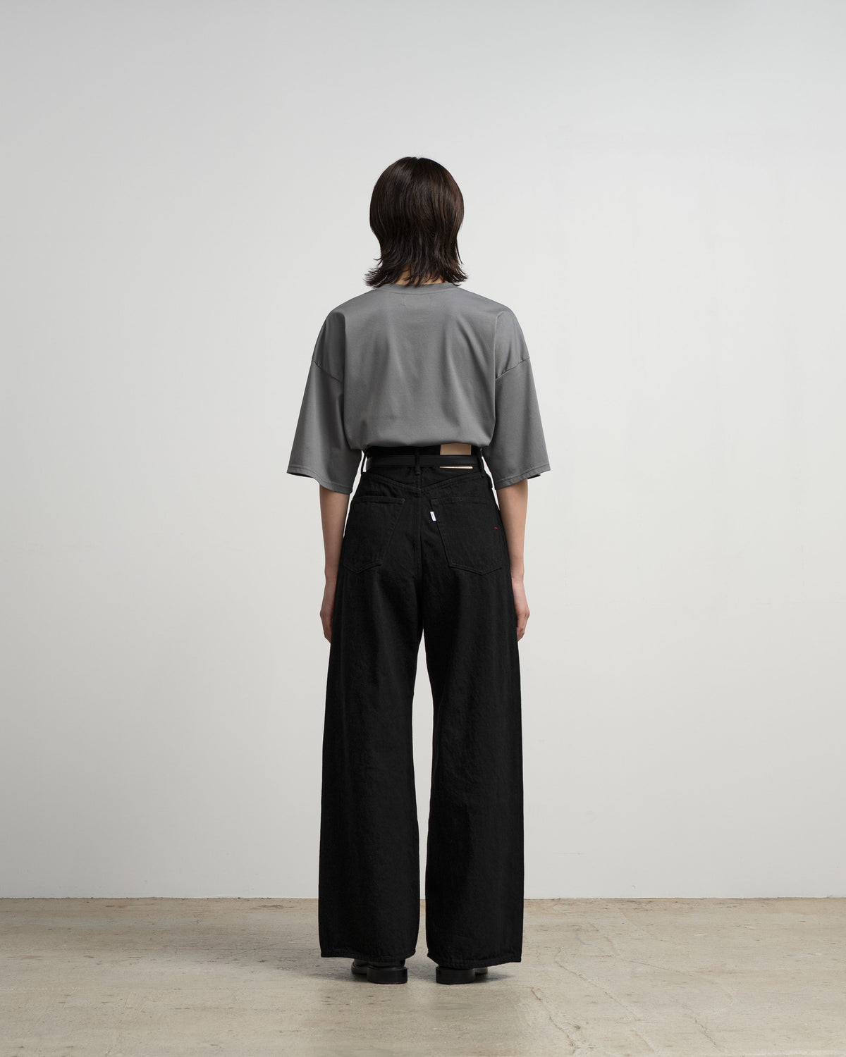Selvage Denim Two Tuck Wide Pants