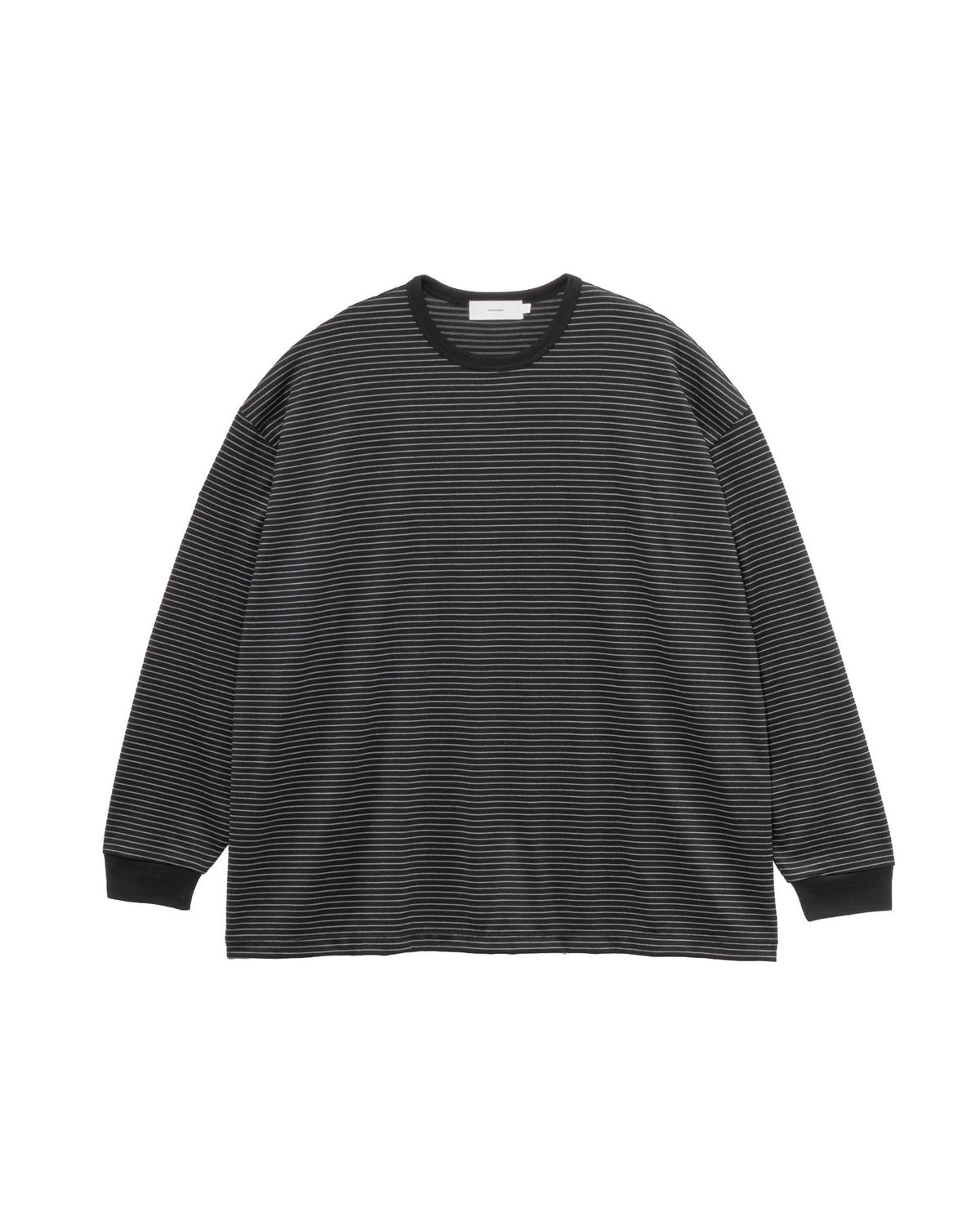 【9/5(土)発売】Fine Wool Border L/S Crew Neck Tee