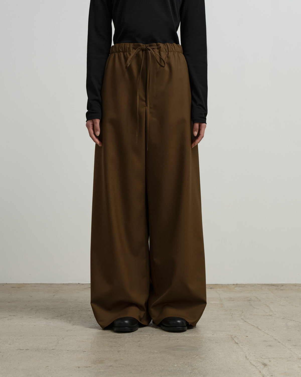 Wool Ripstop Wide Lounge Pants