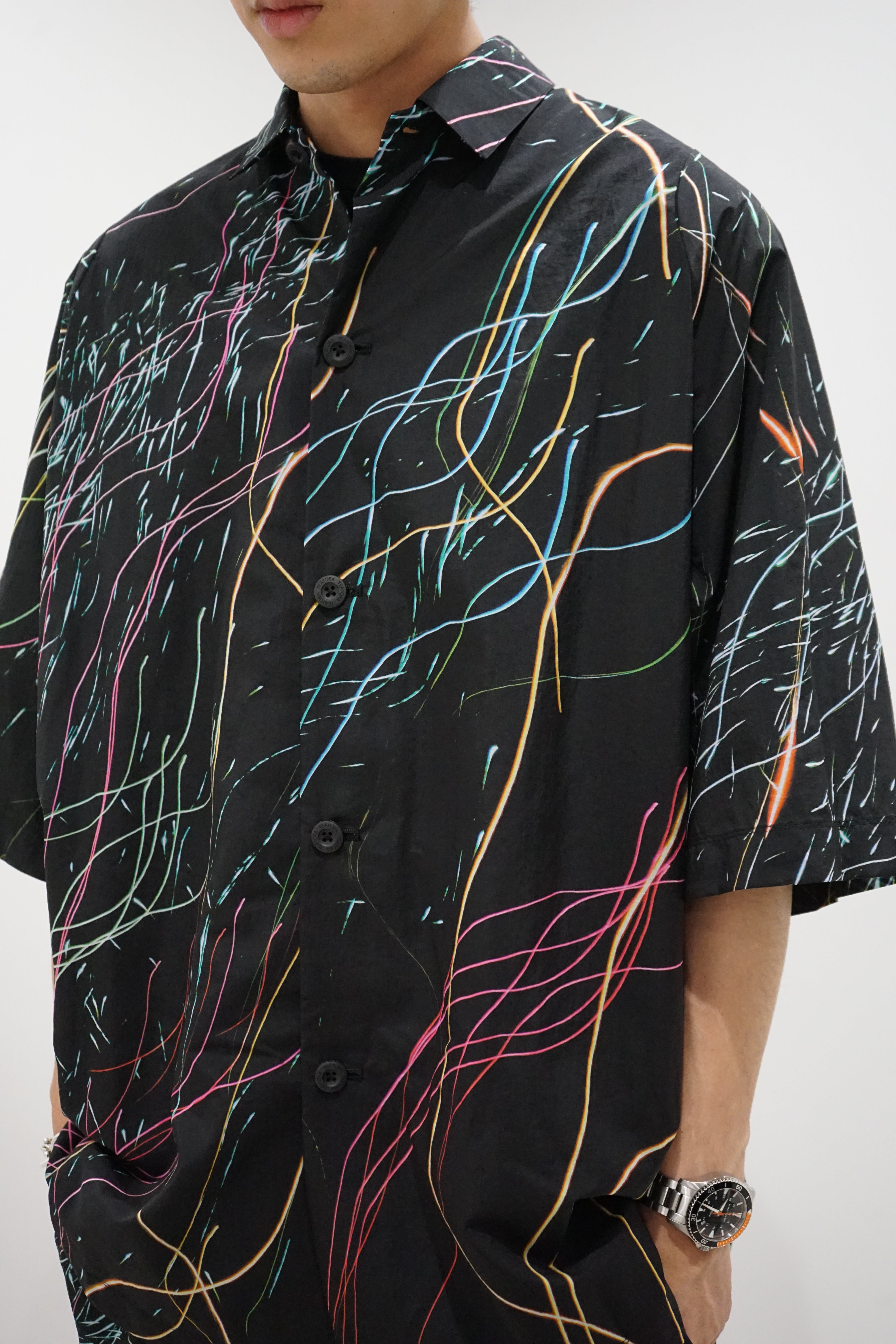 TEATORA - CARTRIDGE SHIRT S/S HOVERLAYER Display（#FIRE WORKS）