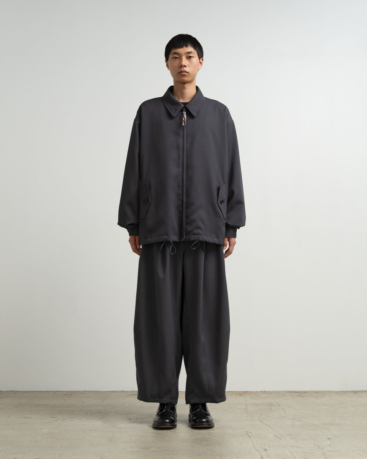 【9/26(土)発売】Graphpaper for is-ness Scale off Wool Harrington Jacket (非公開リンク)