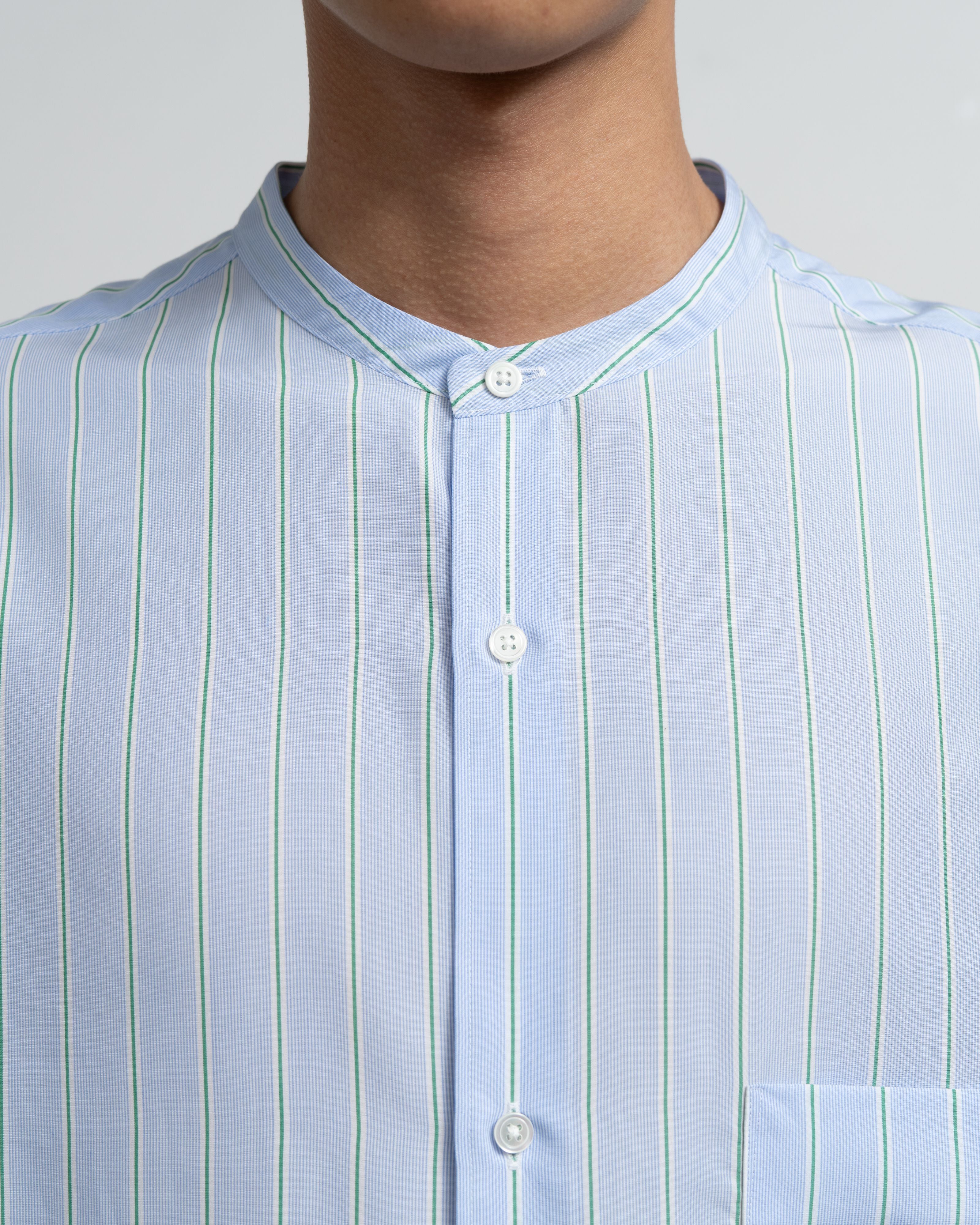 【6/6(土)発売】SIDOGRAS L/S Oversized Band Collar Shirt
