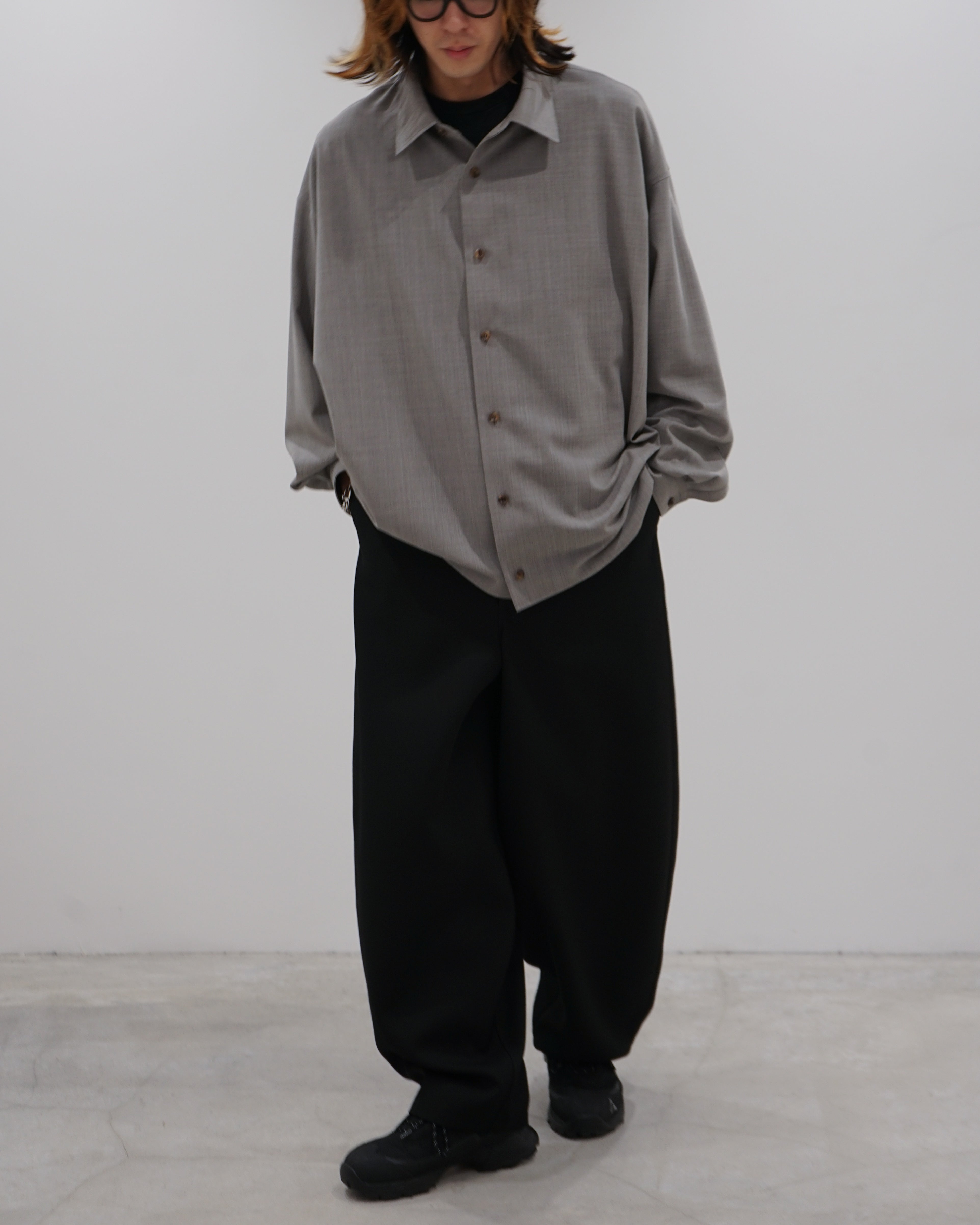 BALLOON CARDIGAN SHIRT