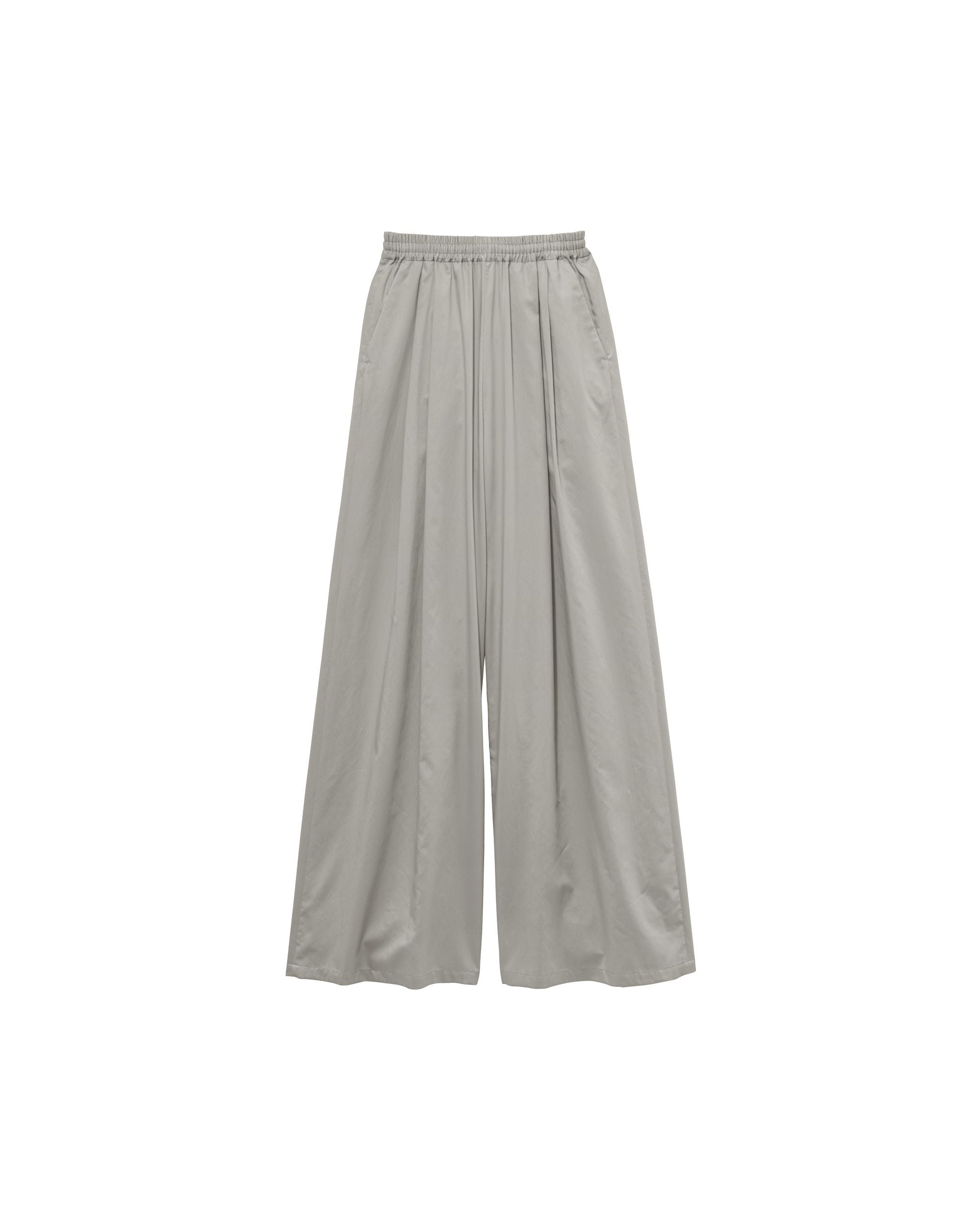 【8/8(土)発売】Silicon Poplin Two Tuck Easy Wide Pants