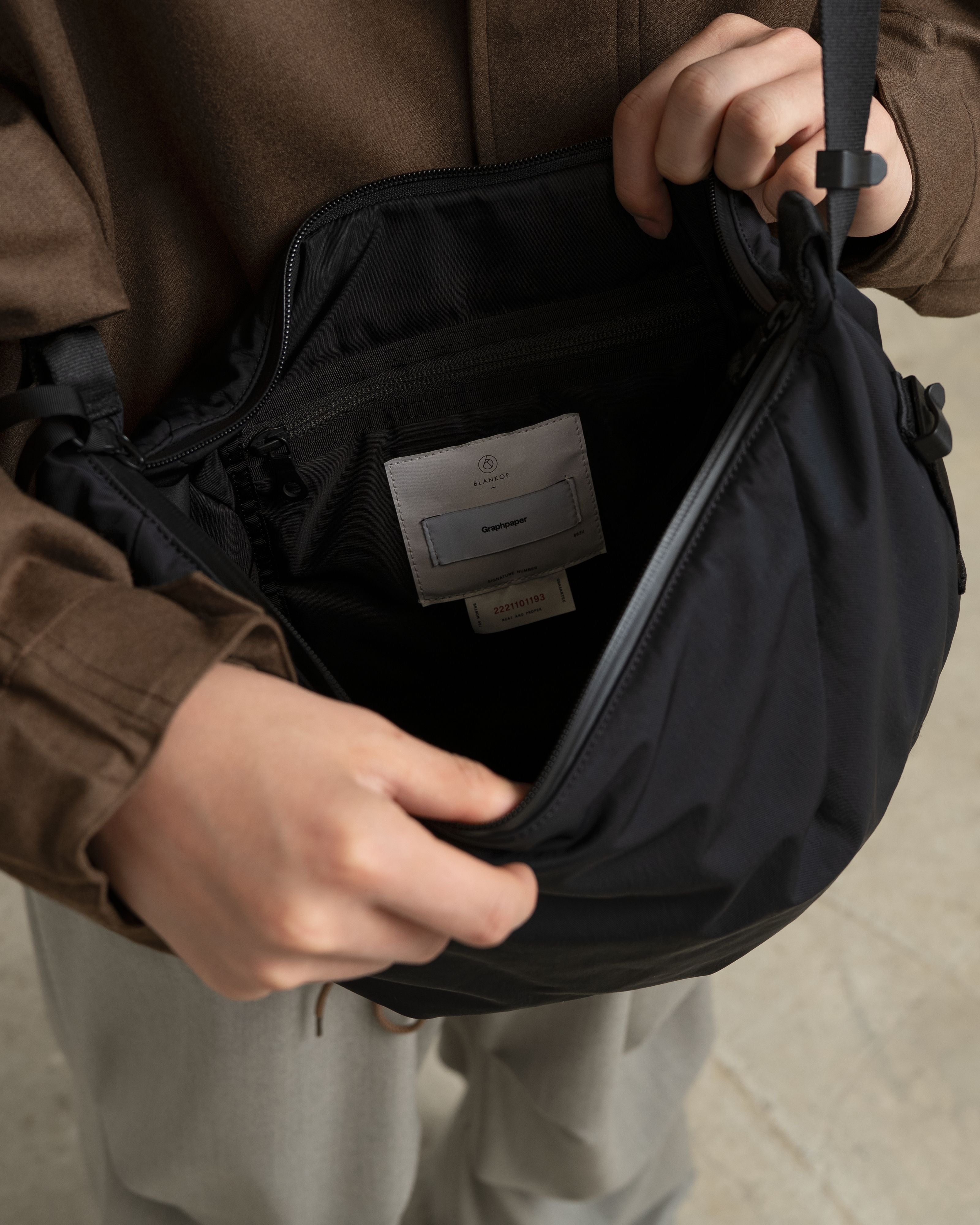【8/8(土)発売】Blankof for GP Medium Crescent Bag