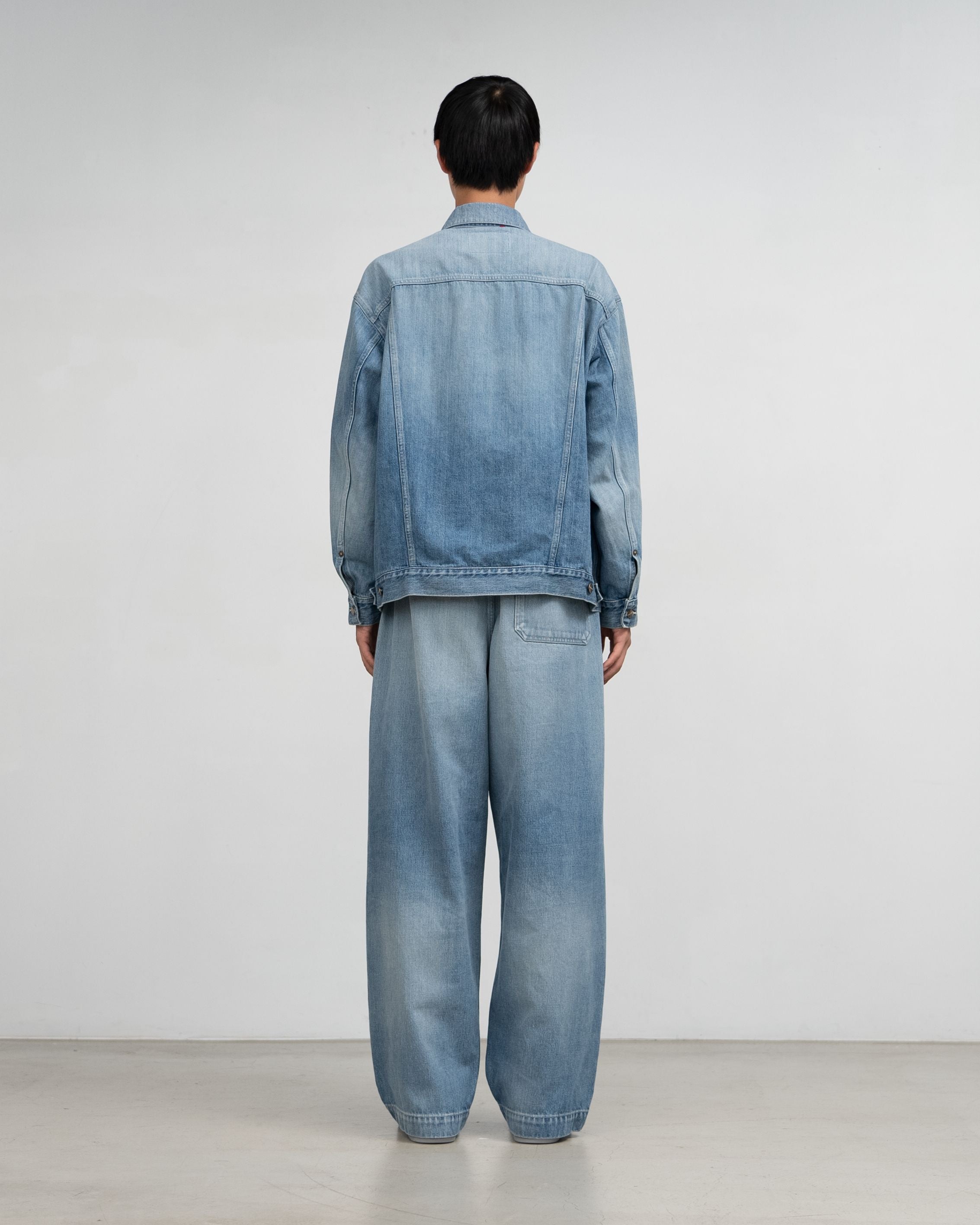 Selvage Denim Trucker Jacket(LIGHT FADE)