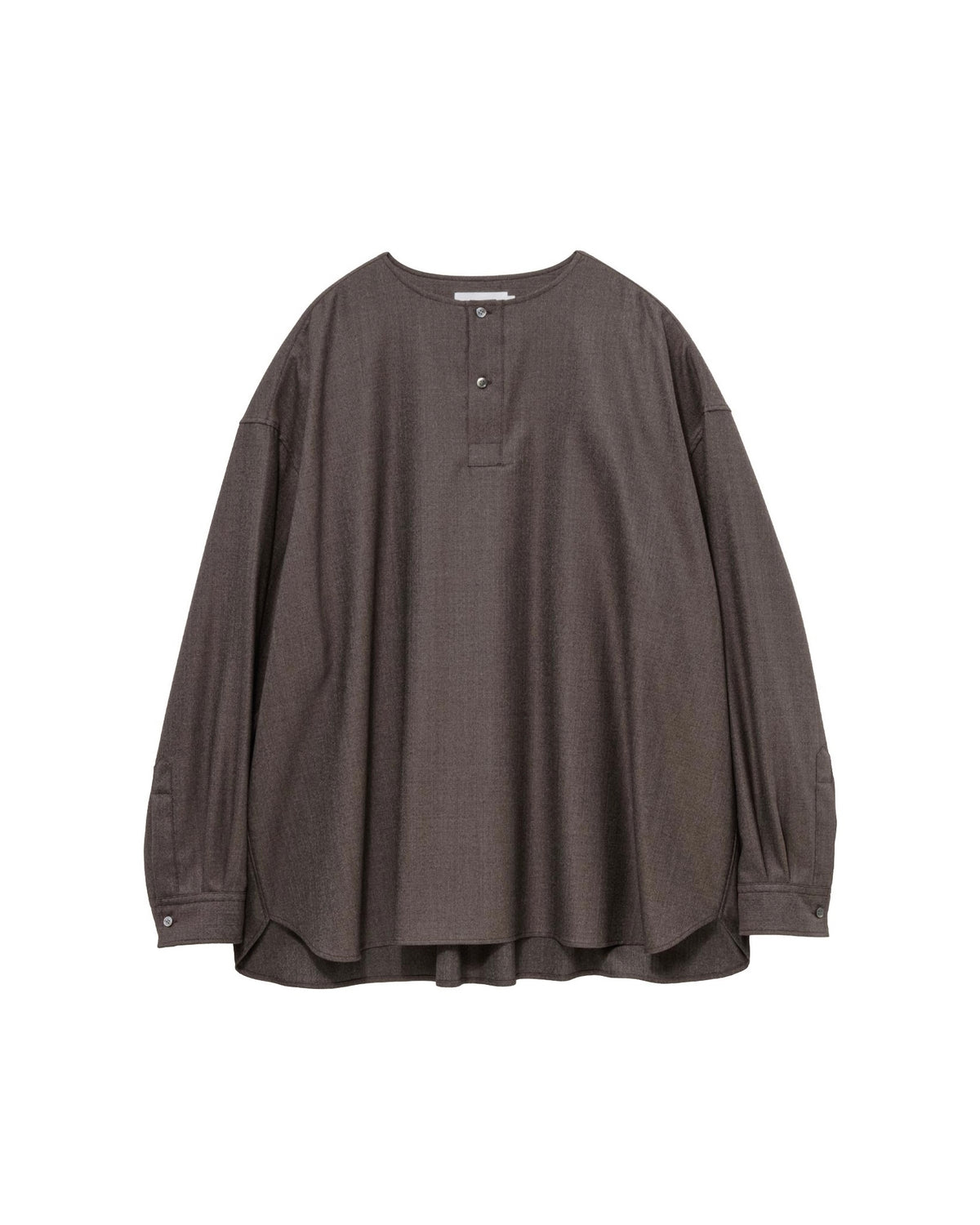【9/12(土)発売】Melange Matt Worsted Collarless Shirt