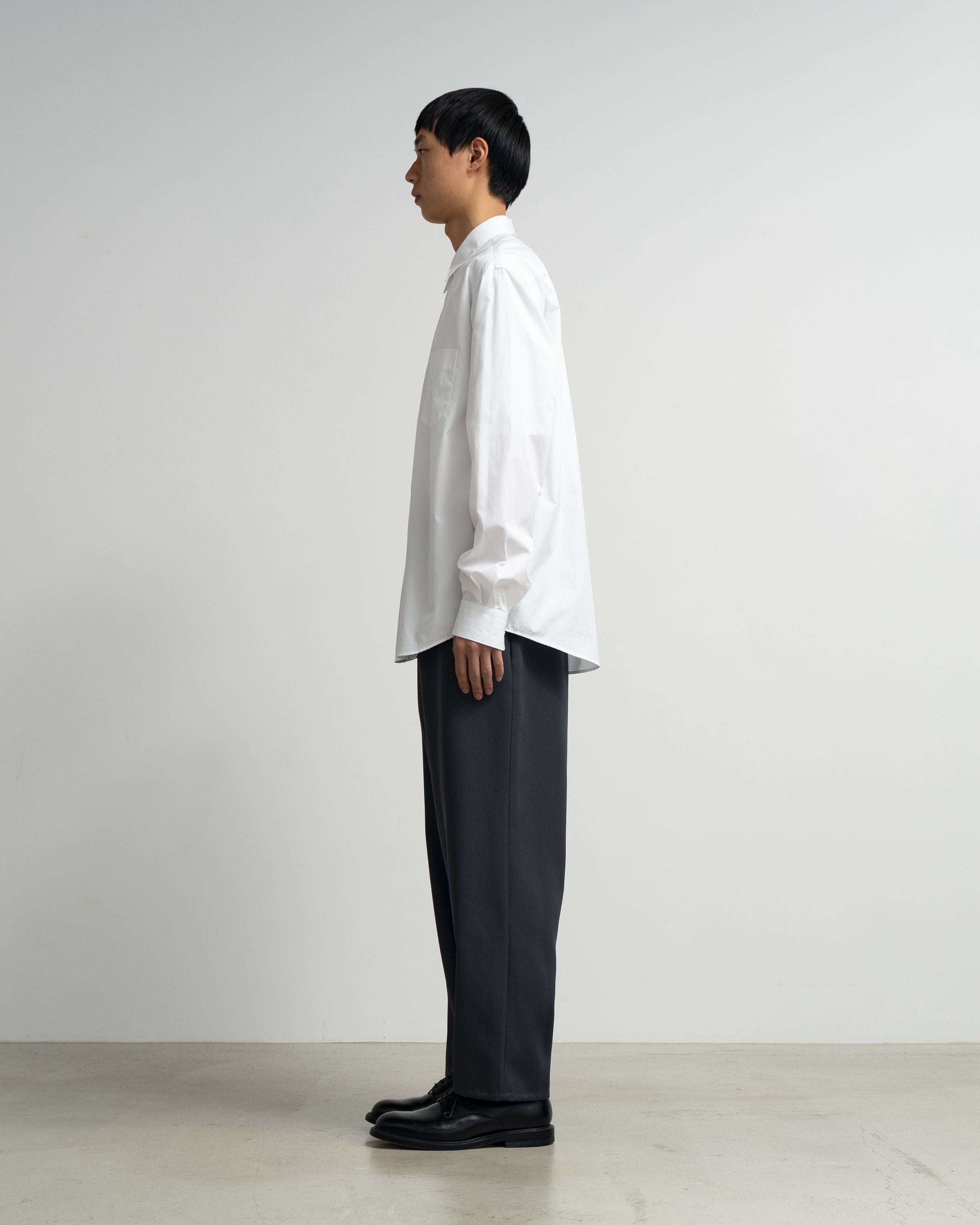 High Count Regular Collar Round Cut Shirt