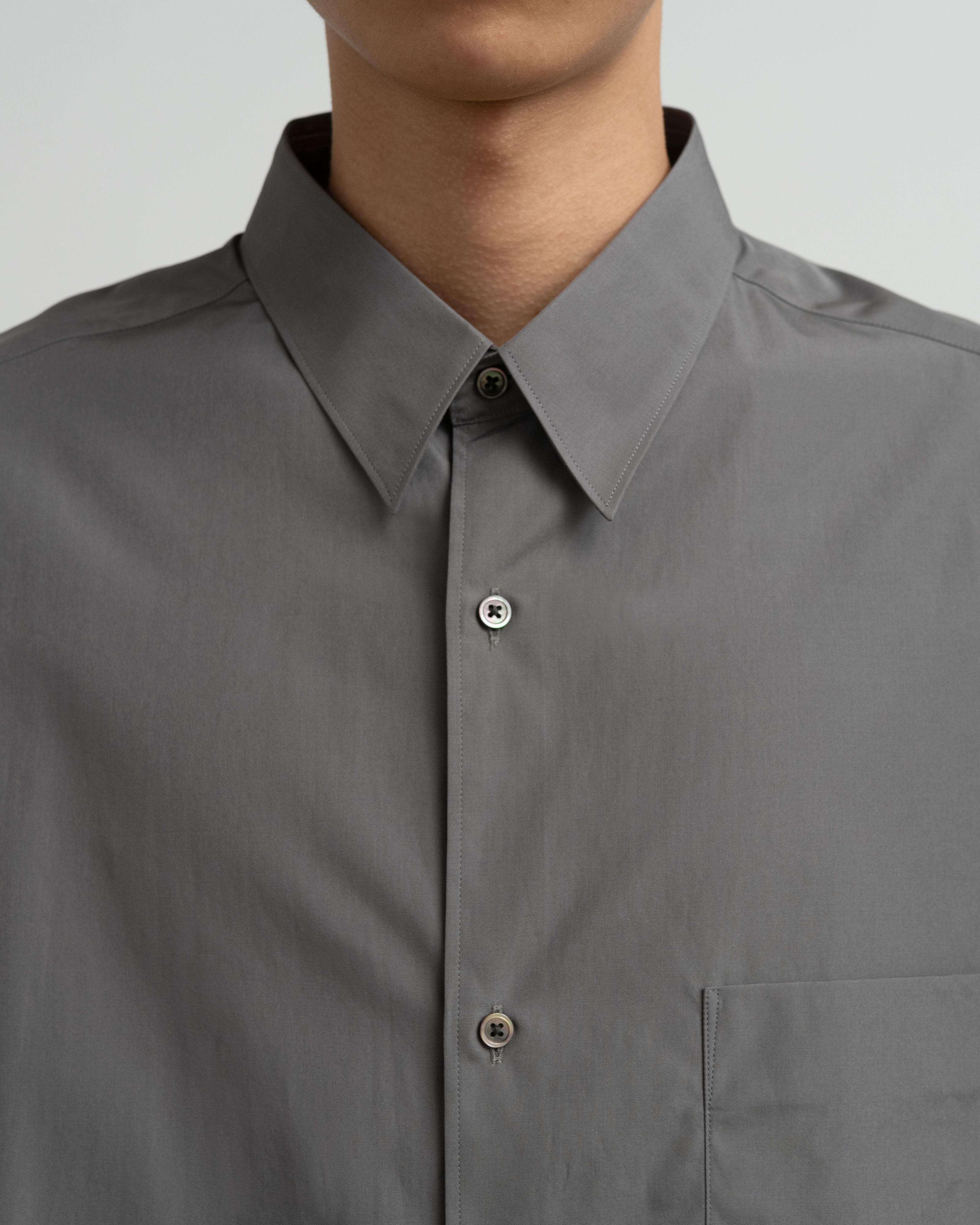 【8/22(土)発売】ALUMO for GP L/S Oversized Regular Collar Shirt