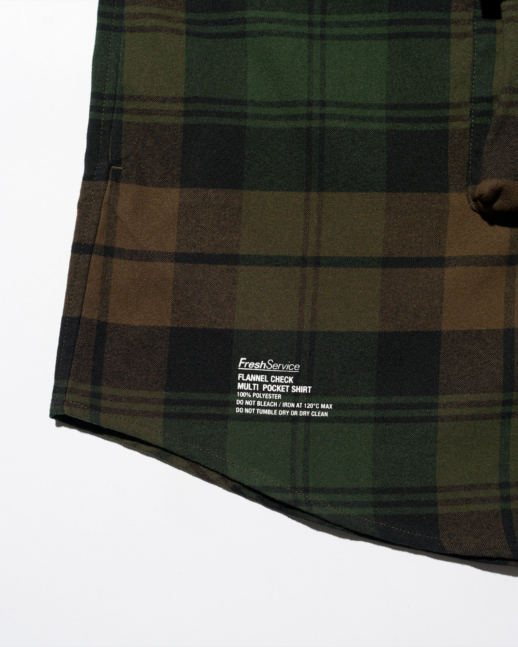 FLANNEL CHECK MULTI POCKET SHIRT