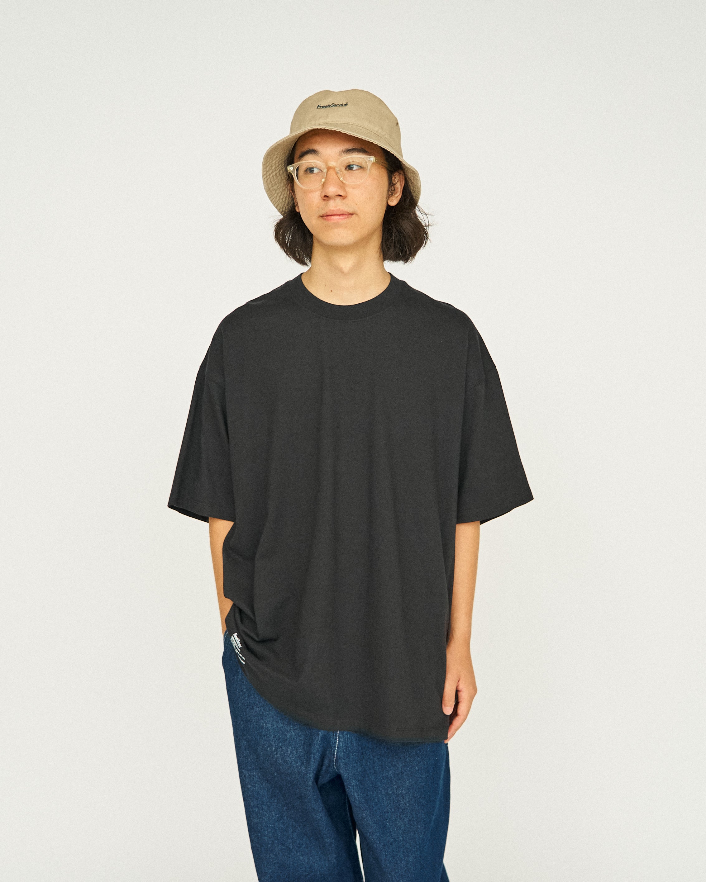 即日発送可能 S/S 2 PACK T-SHIRT (BLACK) 2-PACK CORPORATE S/S TEE