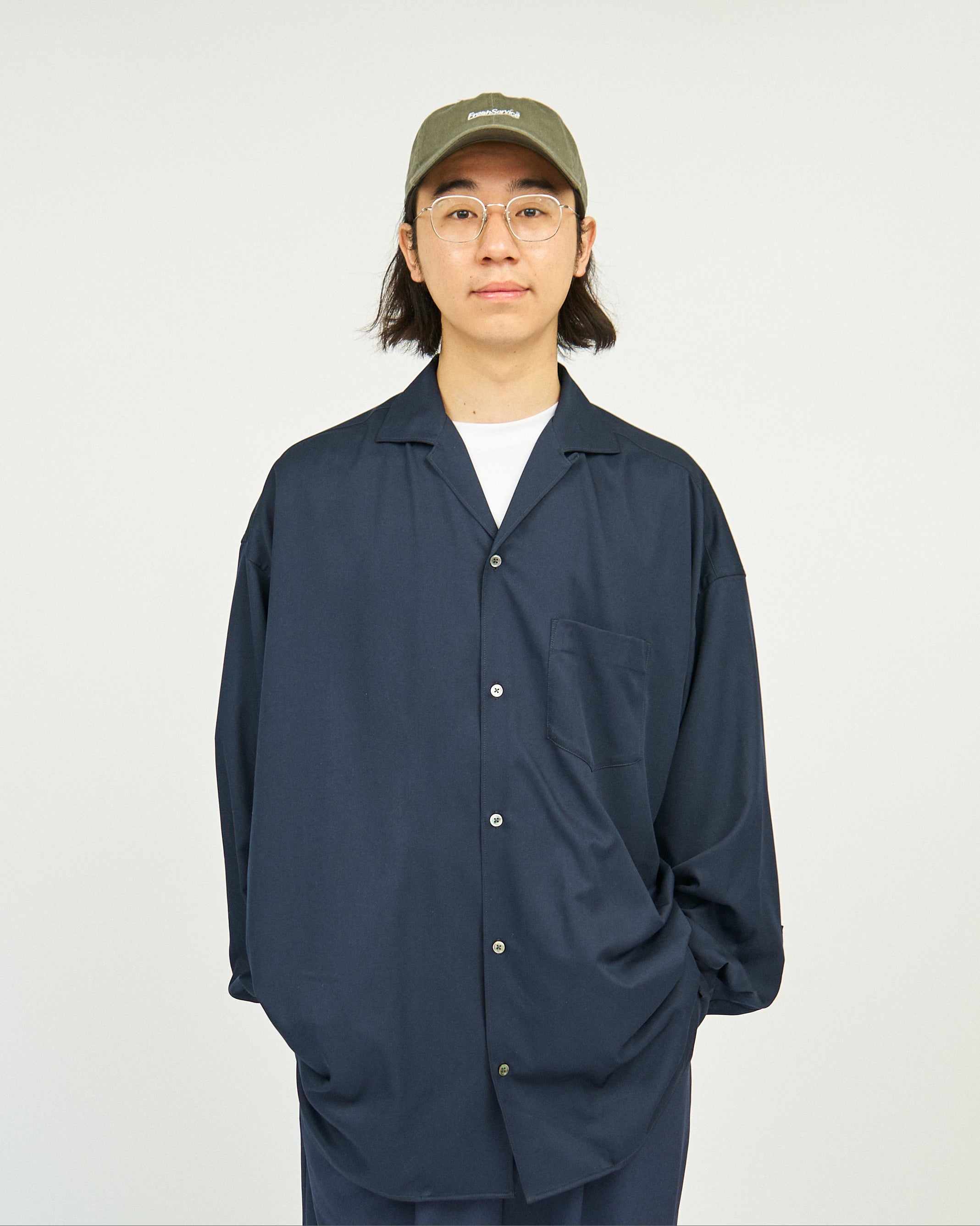 【6/20(土)発売】COOLFIBER OPEN COLLAR L/S SHIRT