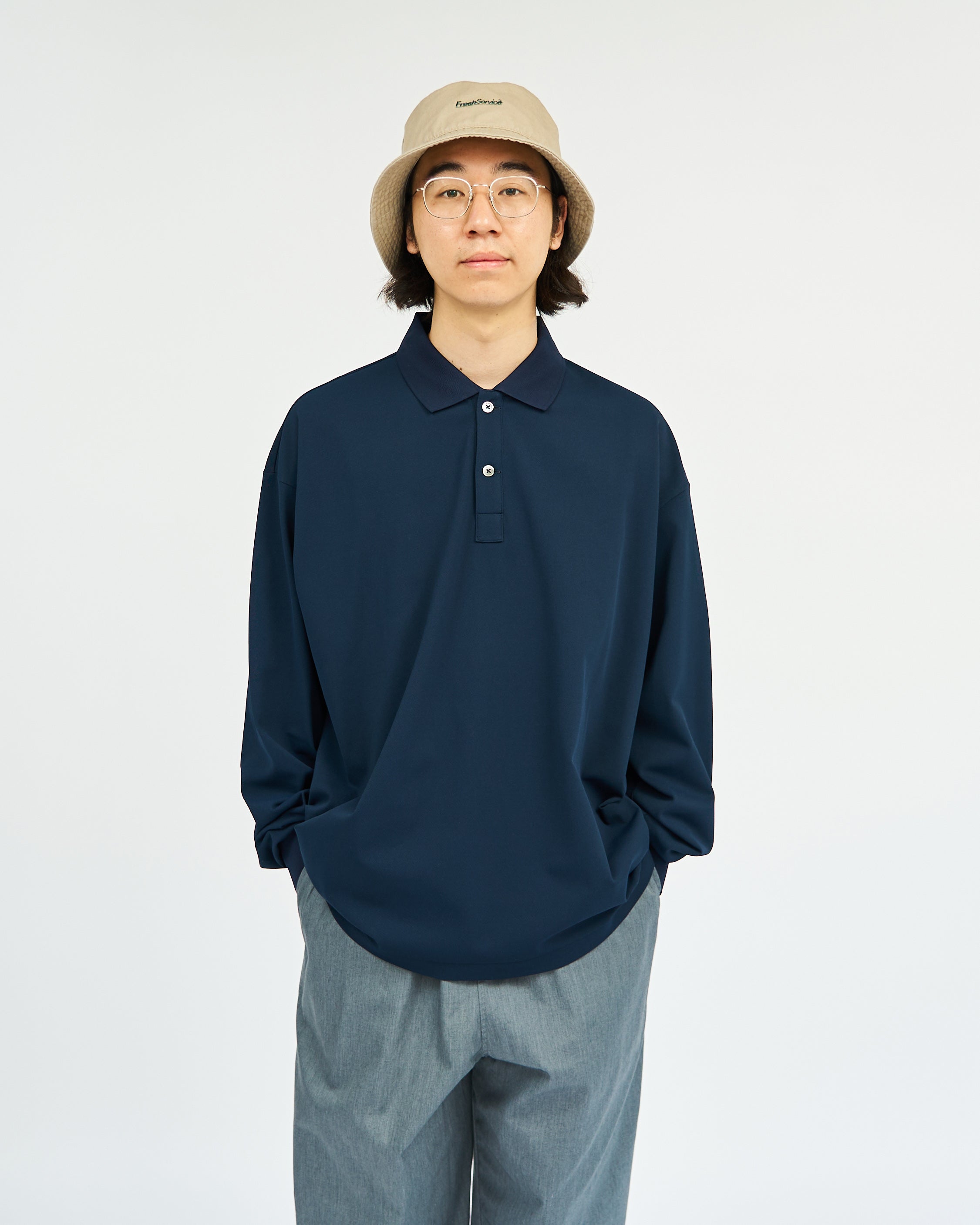 DRY PIQUE JERSEY L/S POLO