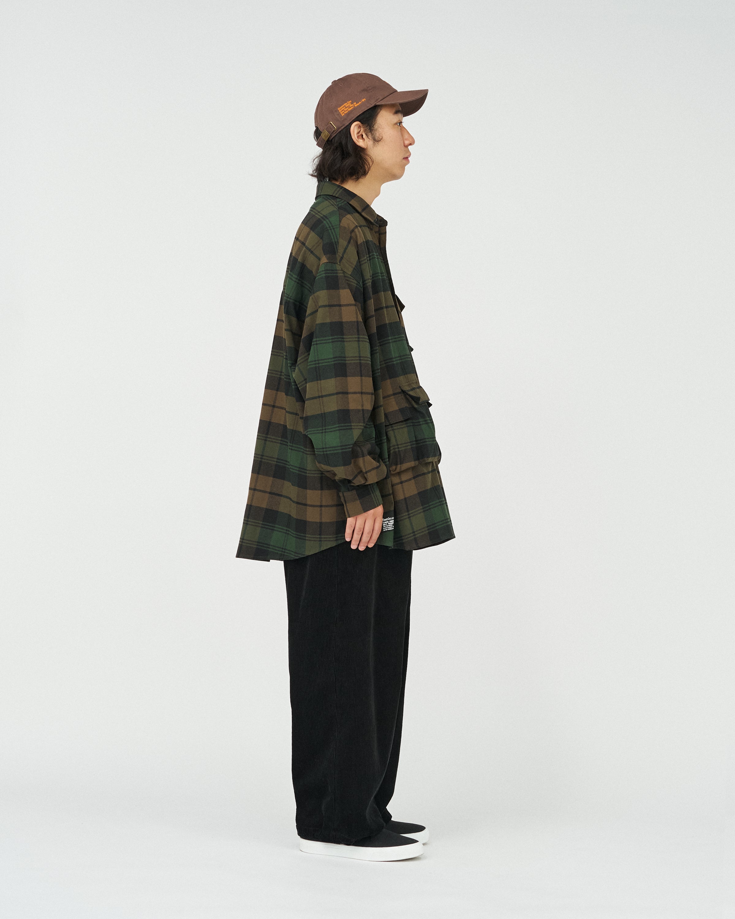 FLANNEL CHECK MULTI POCKET SHIRT