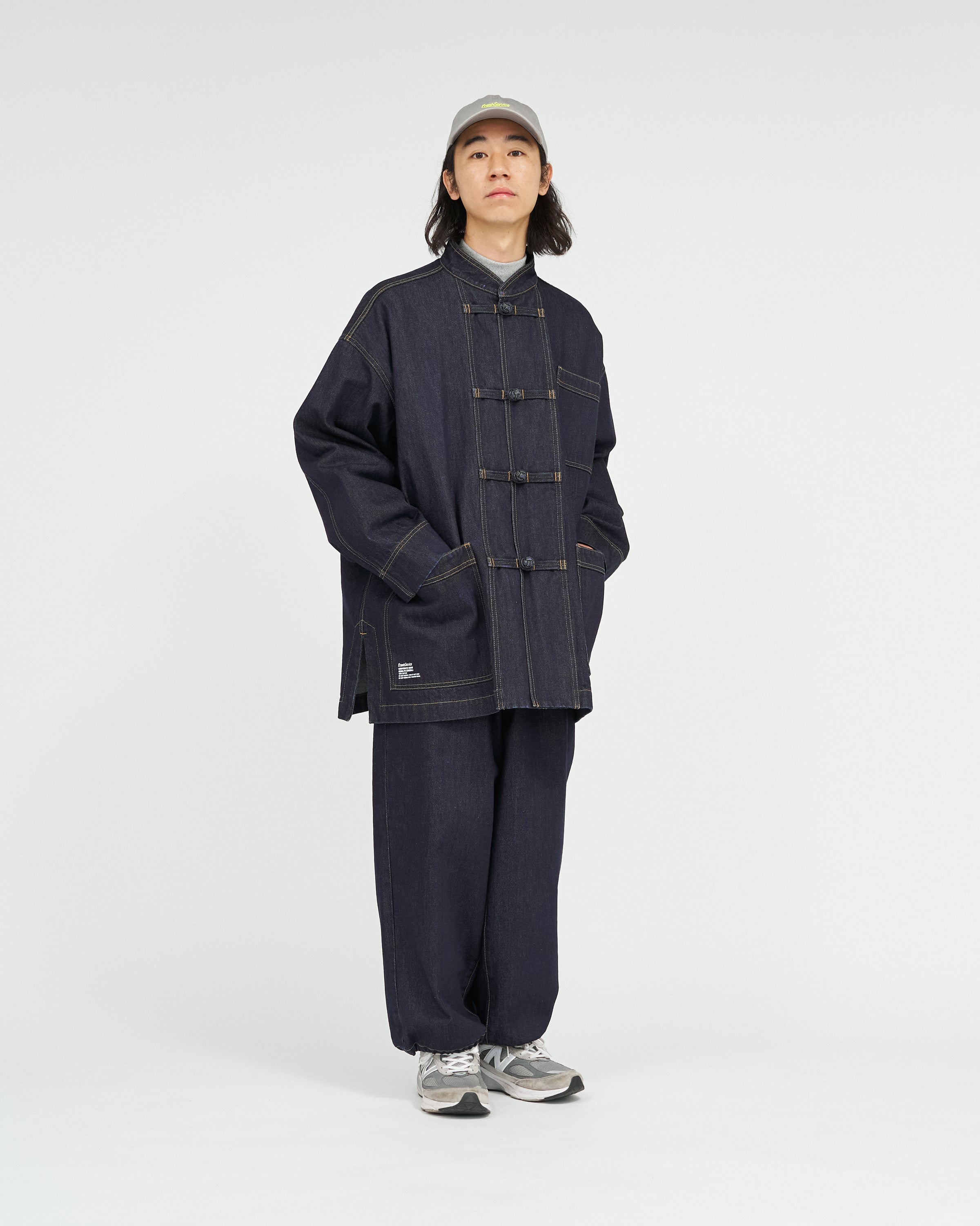 CORPORATE DENIM EASY PANTS