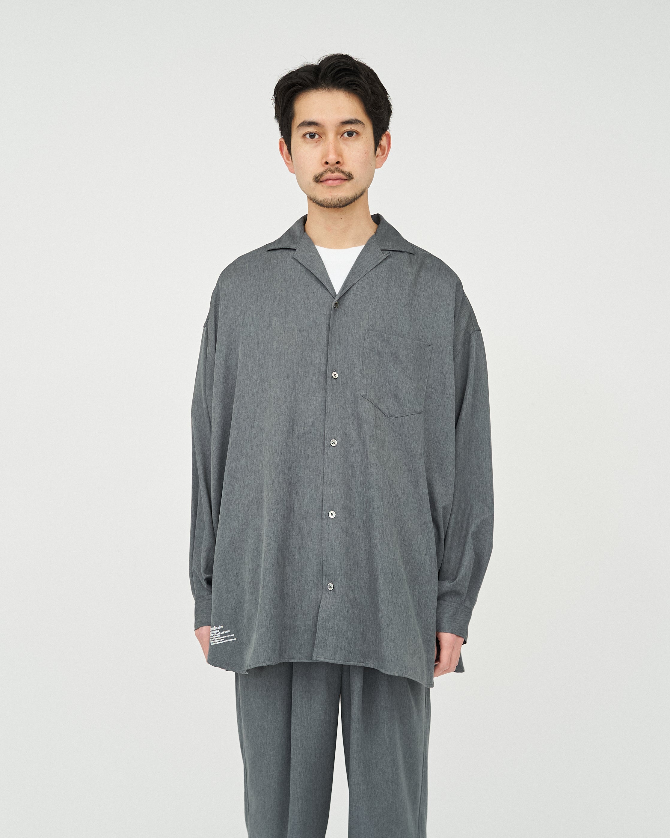 【6/20(土)発売】COOLFIBER OPEN COLLAR L/S SHIRT