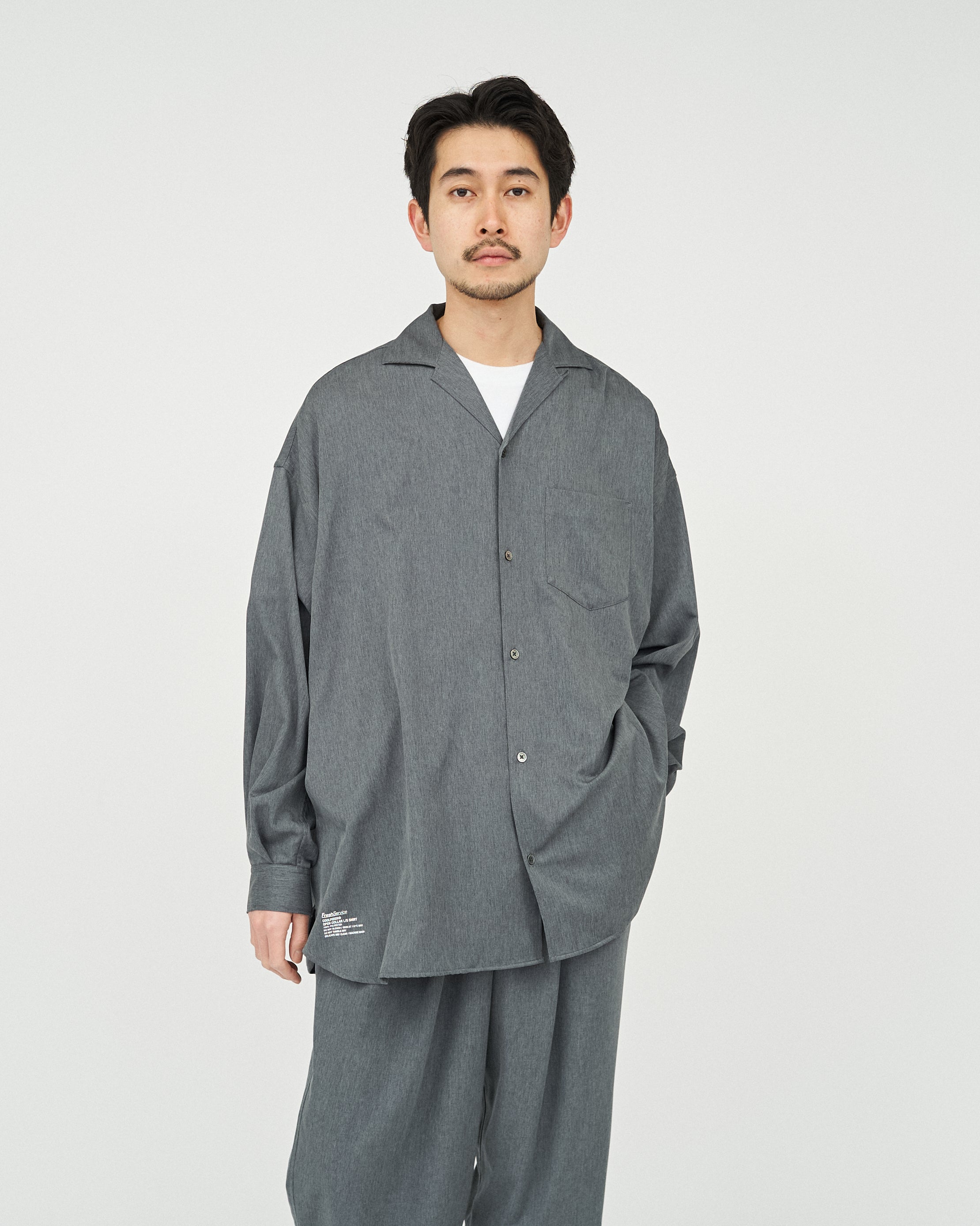 【6/20(土)発売】COOLFIBER OPEN COLLAR L/S SHIRT