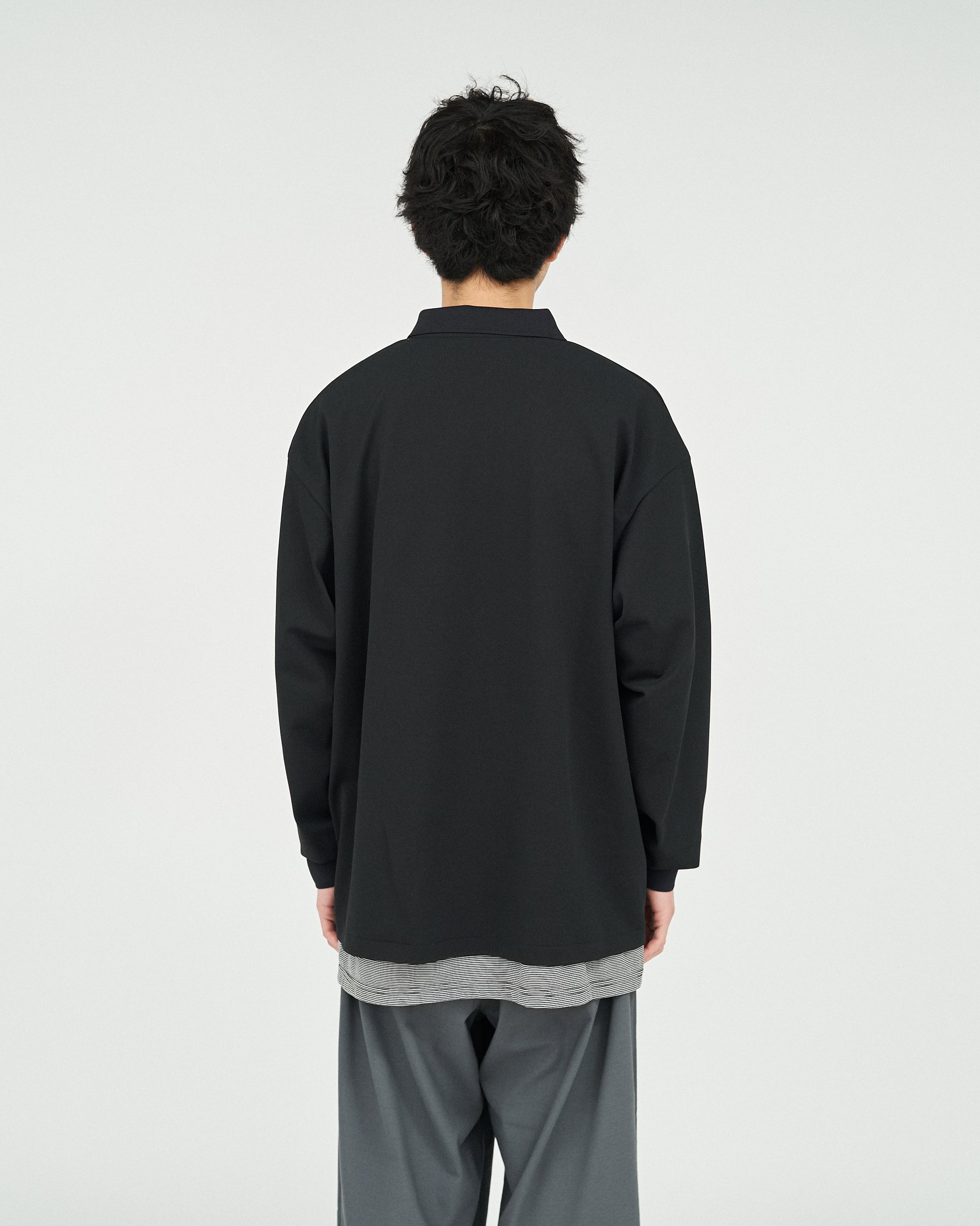 DRY PIQUE JERSEY L/S POLO