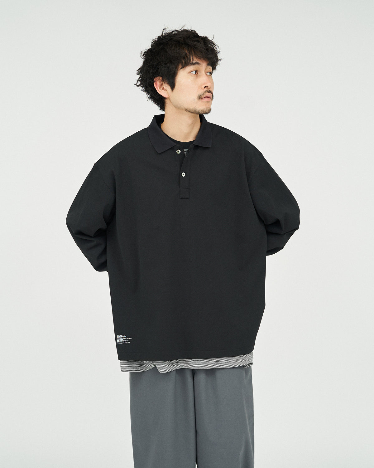 DRY PIQUE JERSEY L/S POLO