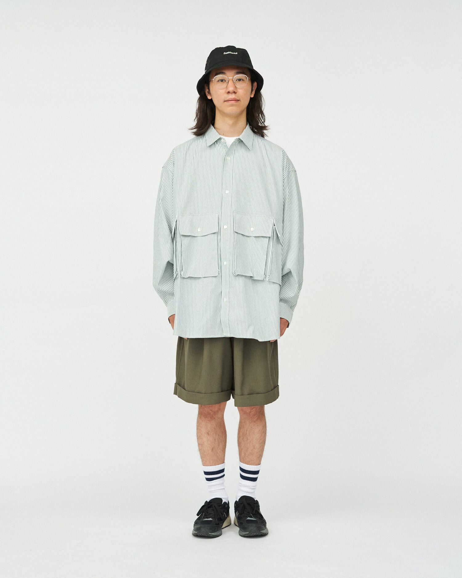 DRY OXFORD FLAP POCKET L/S SHIRT