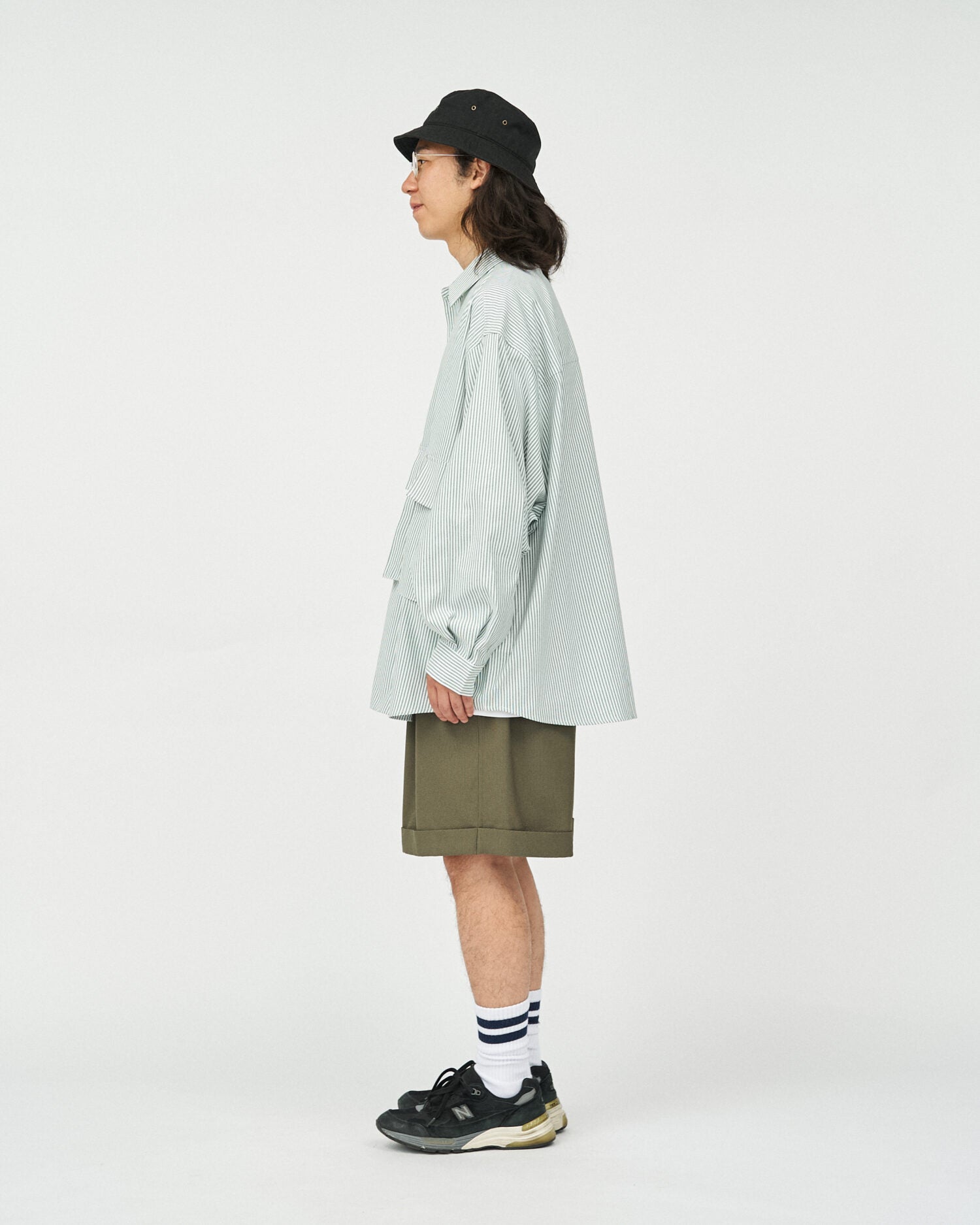 DRY OXFORD FLAP POCKET L/S SHIRT