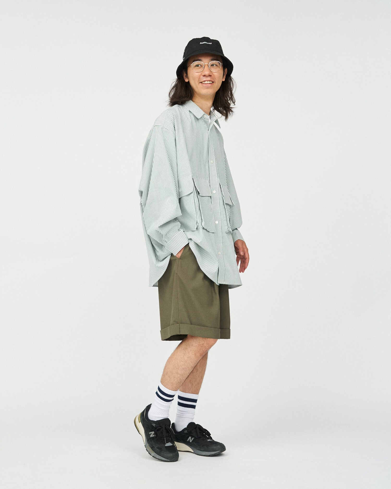 DRY OXFORD FLAP POCKET L/S SHIRT