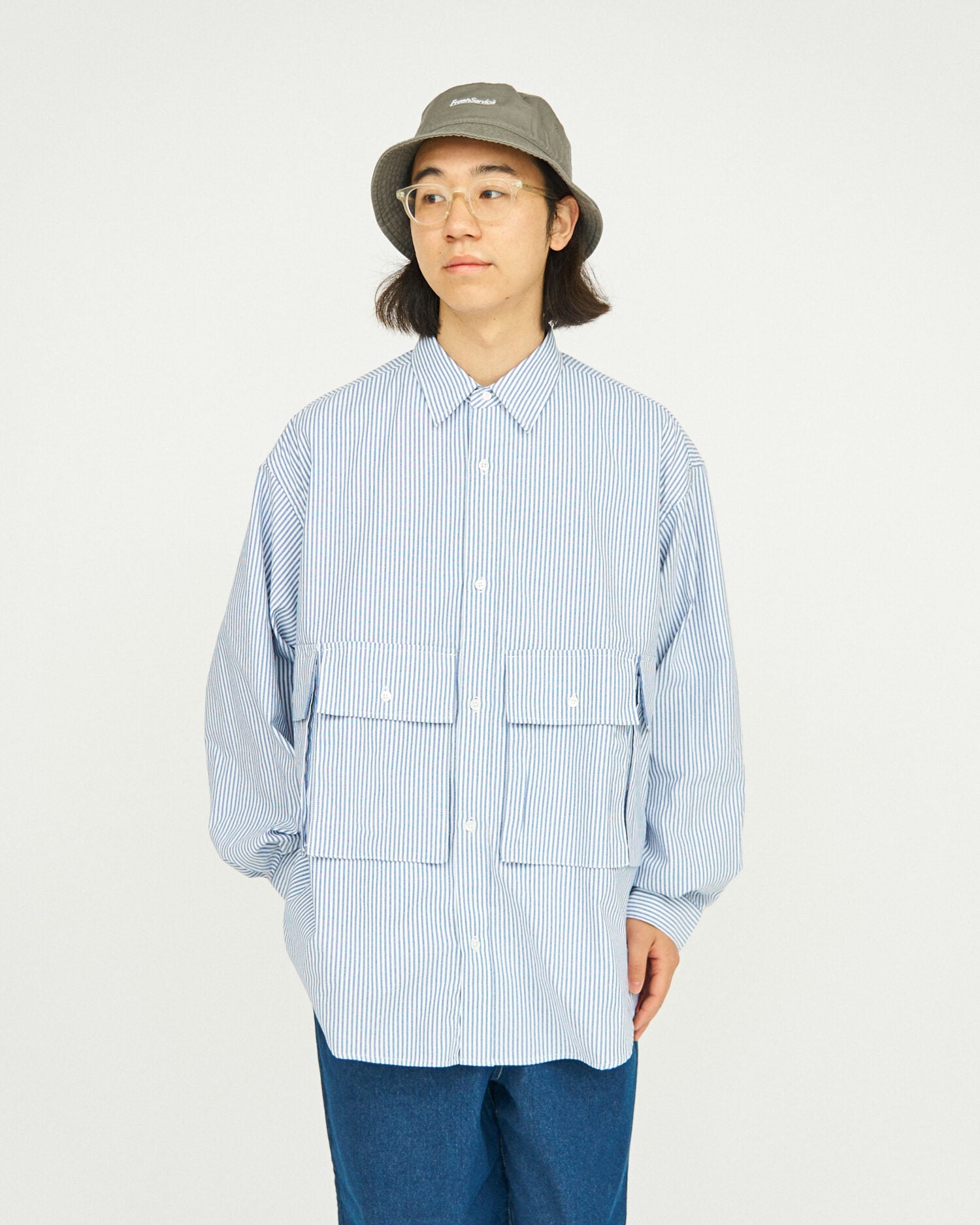 トップス DRY OXFORD FLAP POCKET L/S SHIRT DRY OXFORD FLAP POCKET L/S SHIRT