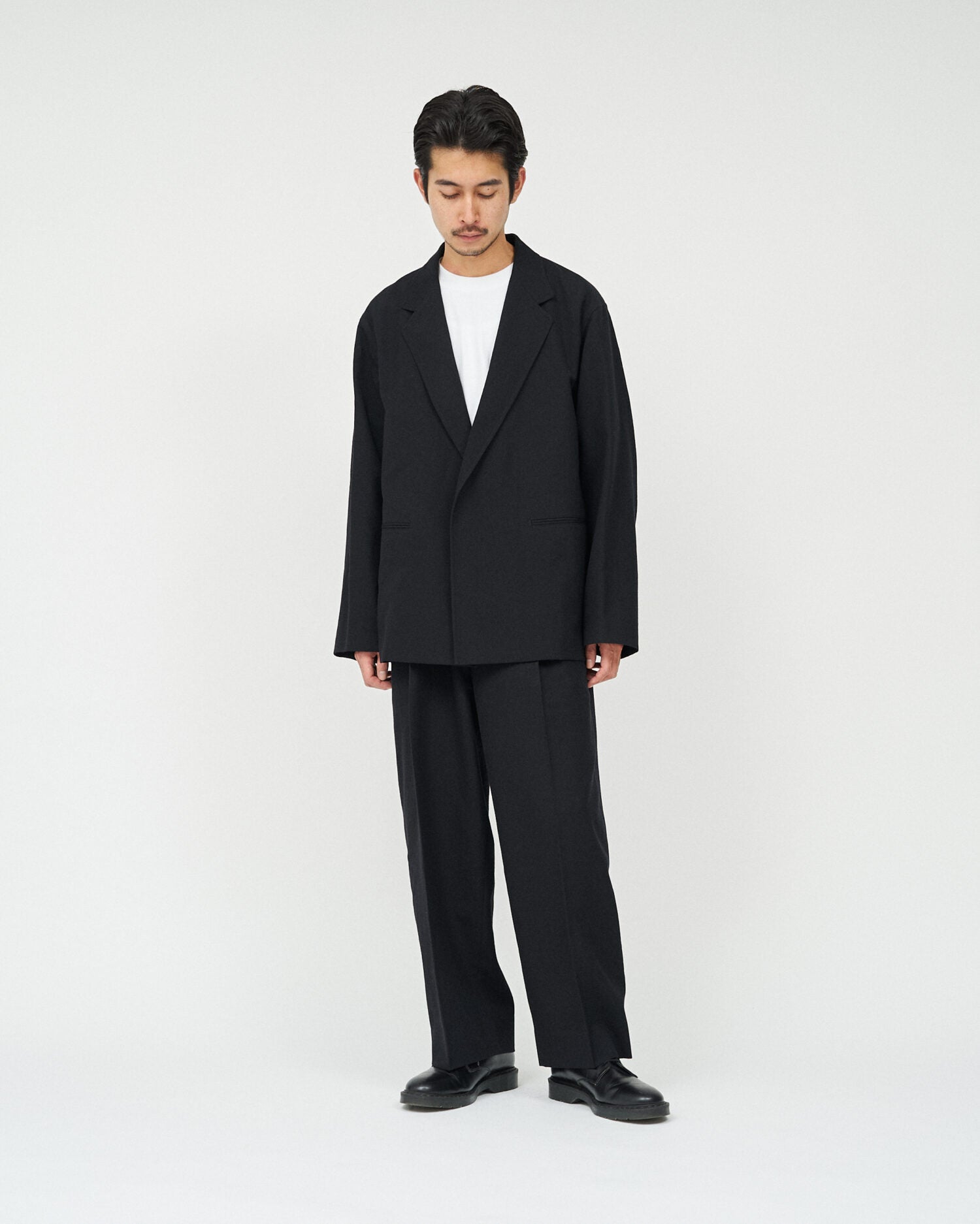 blurhms for FreshService Wool Gabardine Wide Easy Slacks FS