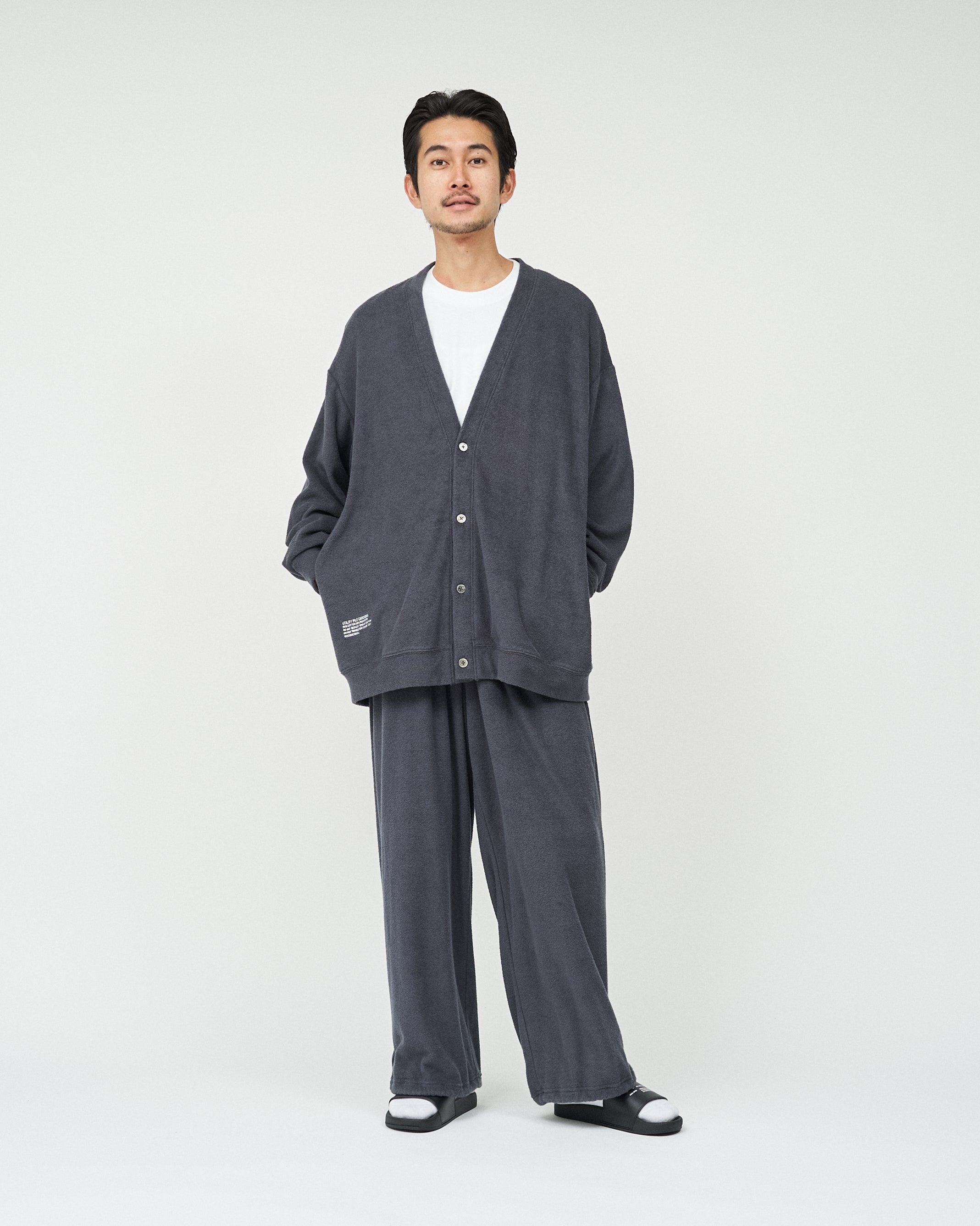UTILITY PILE CARDIGAN SET-UP