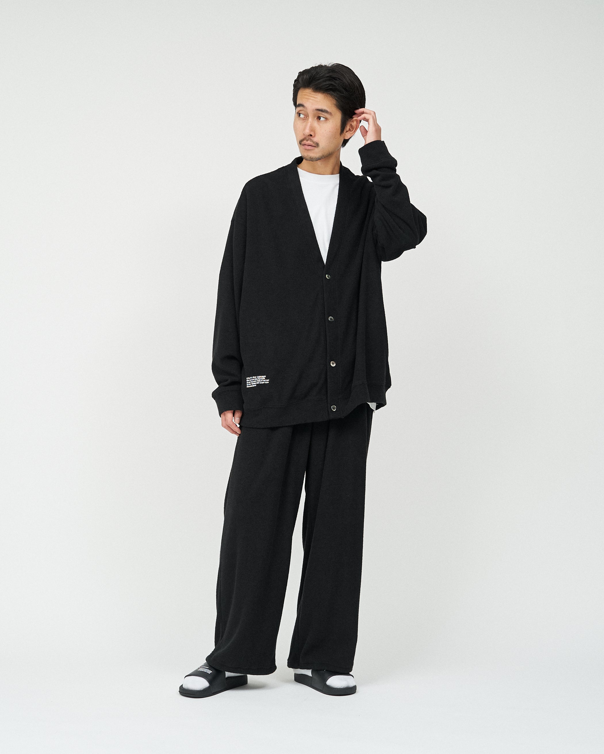 UTILITY PILE CARDIGAN SET-UP