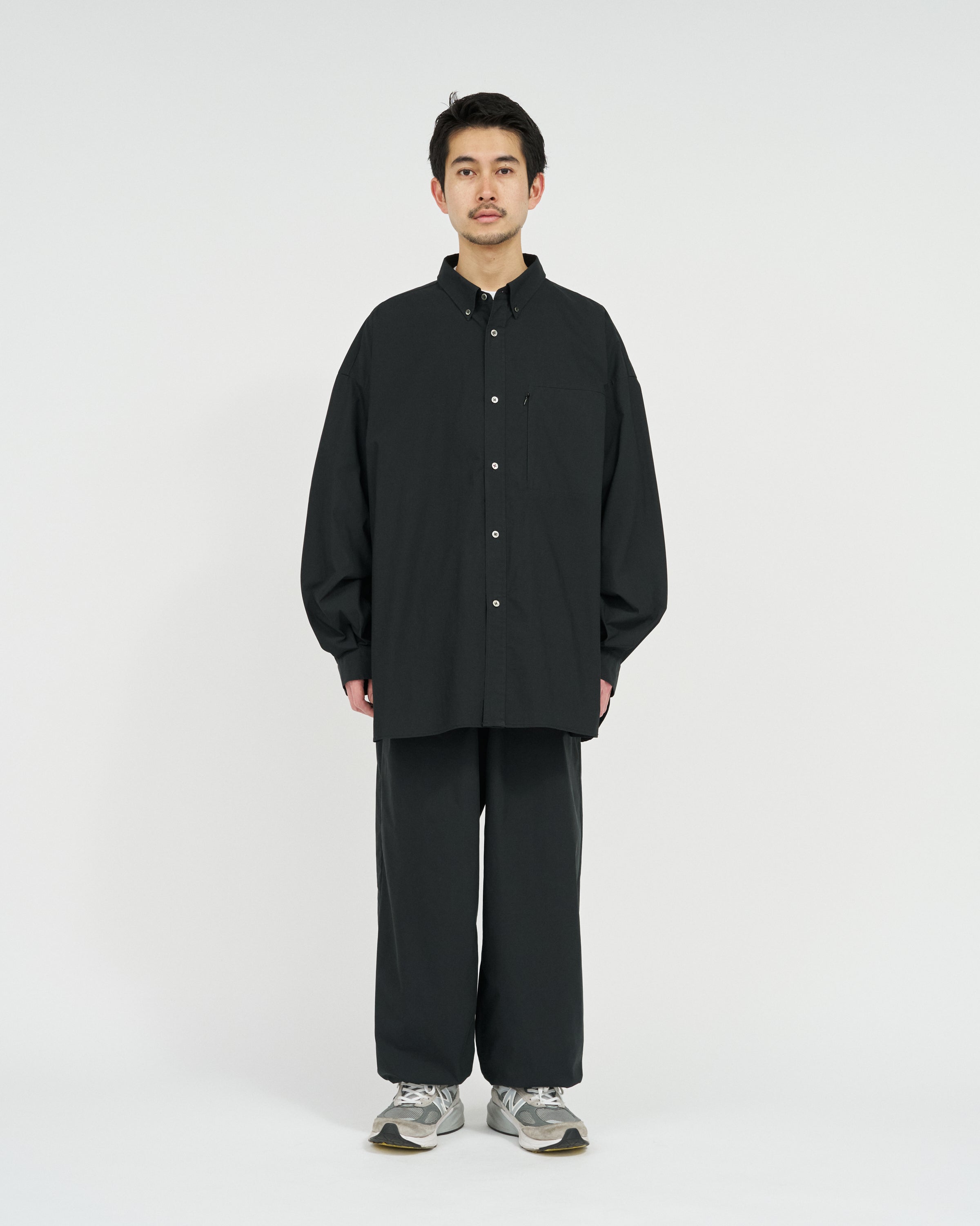 【ブラック（01）】Typewriter L/S Shirt SOLOTEX® TYPEWRITER UTILITY L/S B.D SHIRT