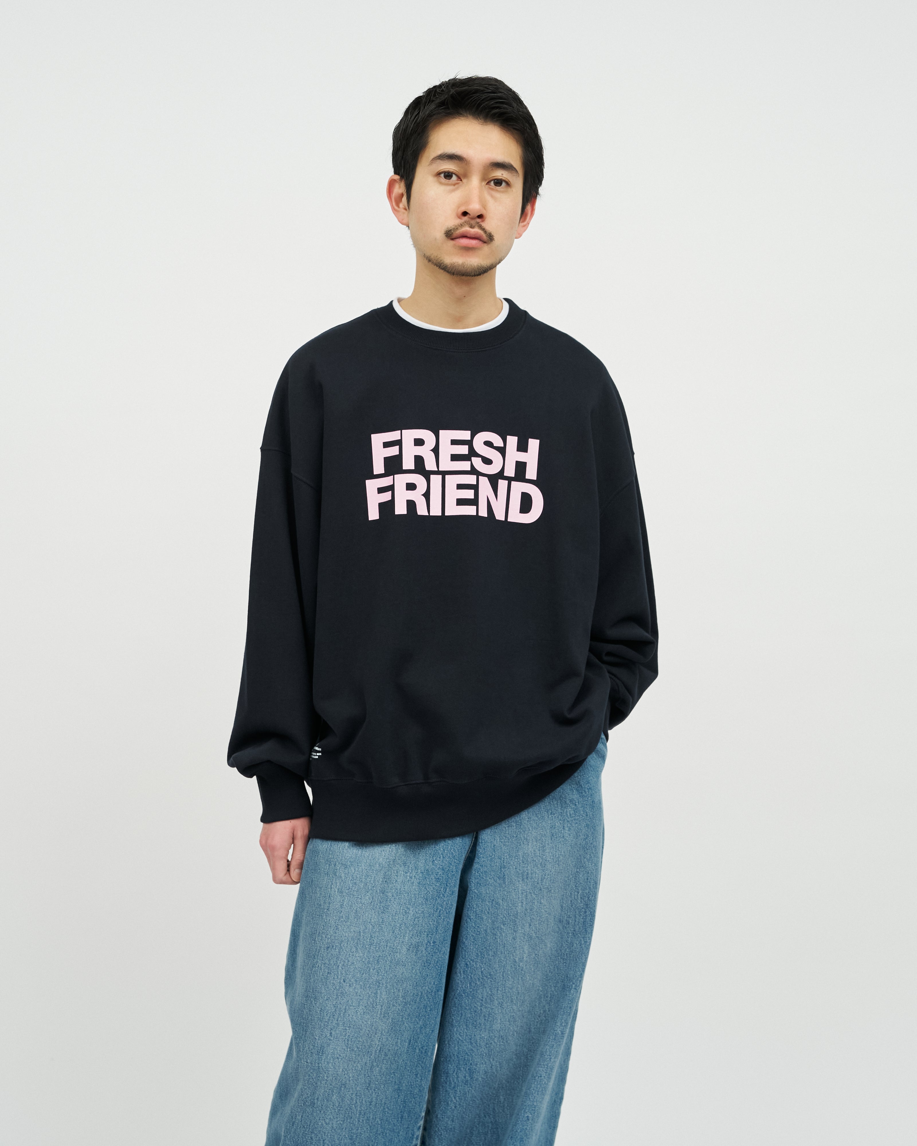 【3/14(土)発売】FRIEND EDITIONS LIGHT OZ CREW NECK SWEATER