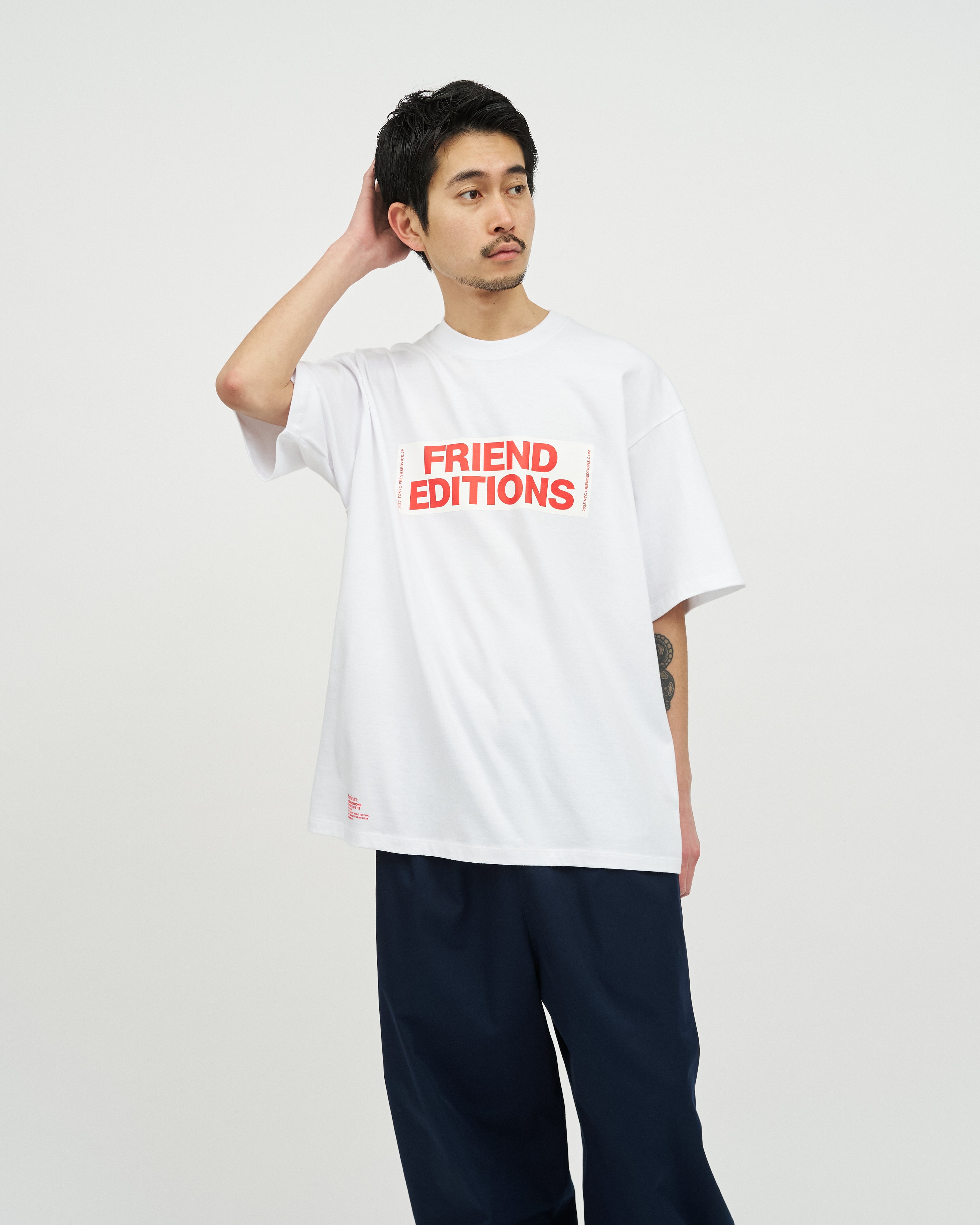 【3/14(土)発売】FRIEND EDITIONS CORPORATE S/S TEE ”STICKER”