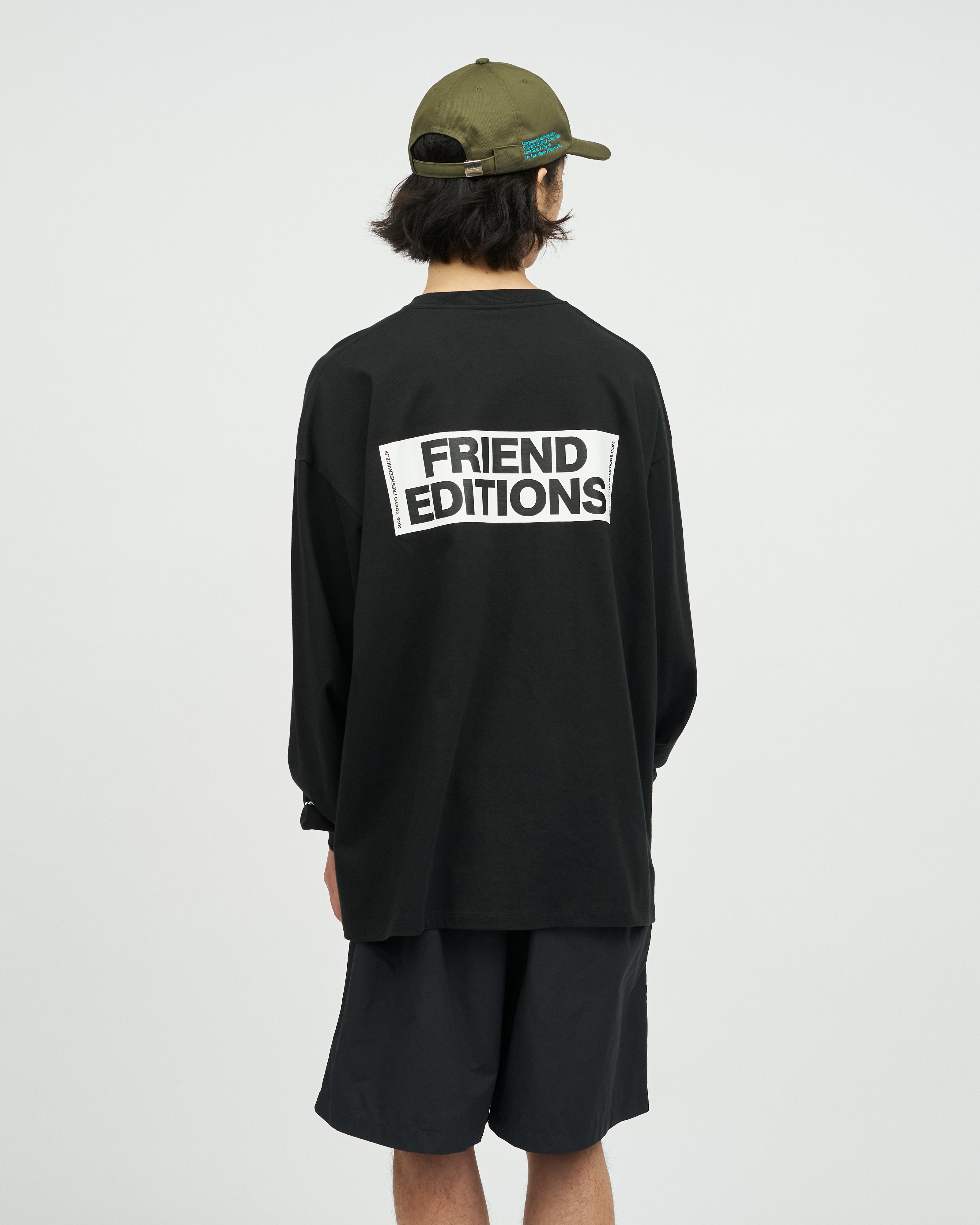 FRIEND EDITIONS CORPORATE L/S TEE“NYC x TYO”
