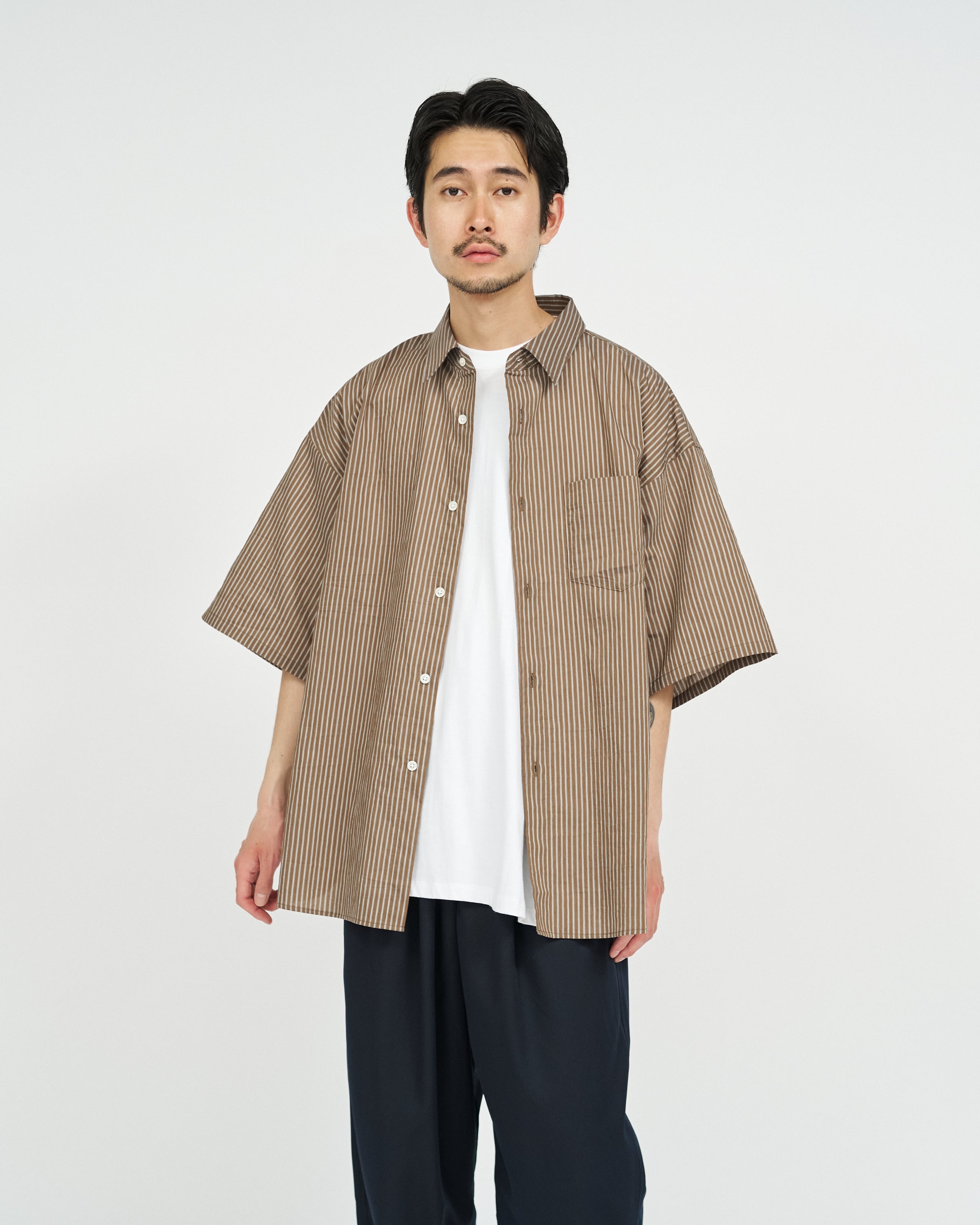 【5/30(土)発売】HRAFTeX® S/S STRIPE SHIRT