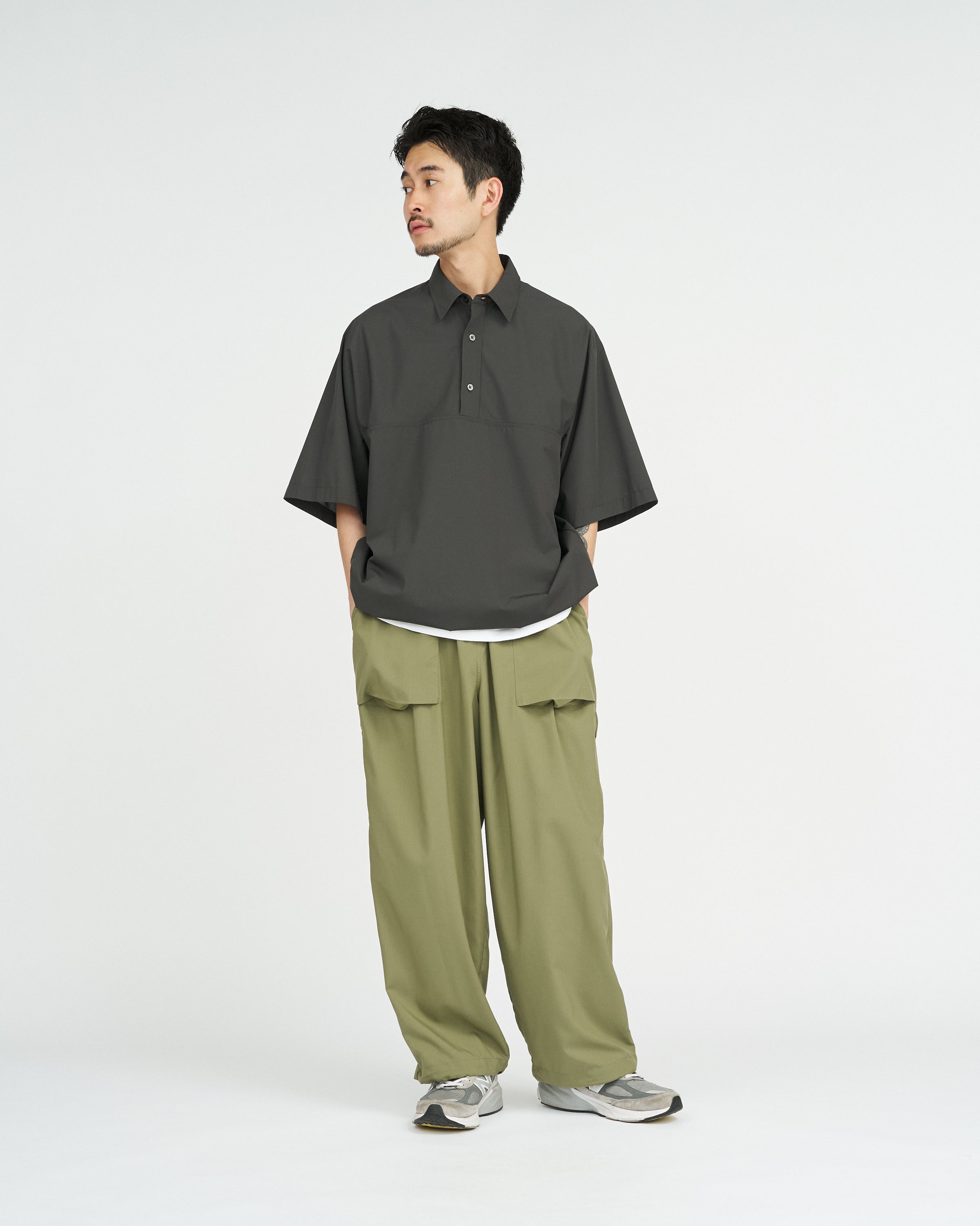 【6/13(土)発売】COOL TECH POPLIN S/S ANORAK SHIRT