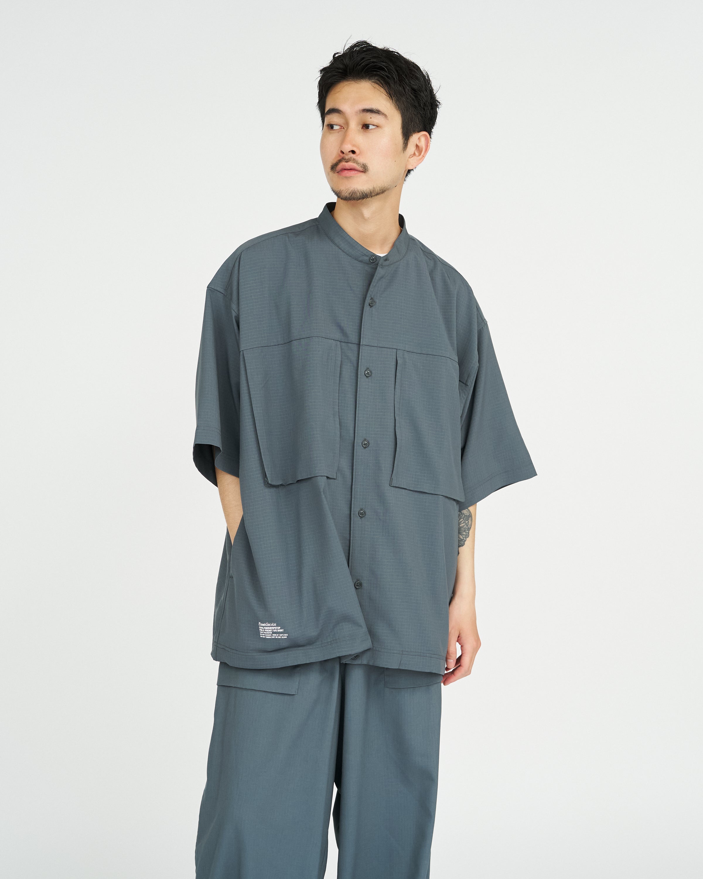 【6/20(土)発売】COOLFIBER RIPSTOP FIELD POCKET S/S SHIRT