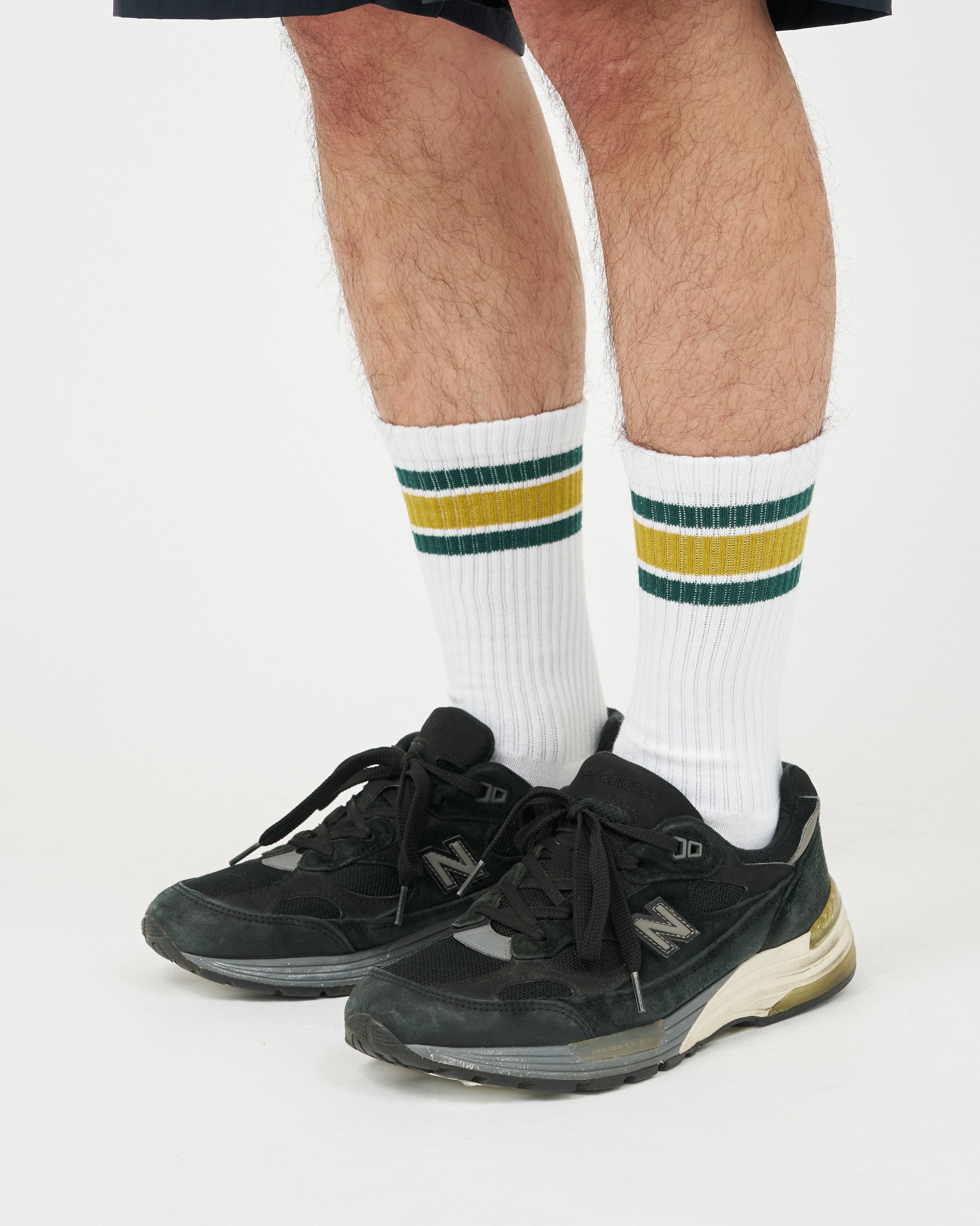 2-PACK MULTI STRIPE CREW SOCKS