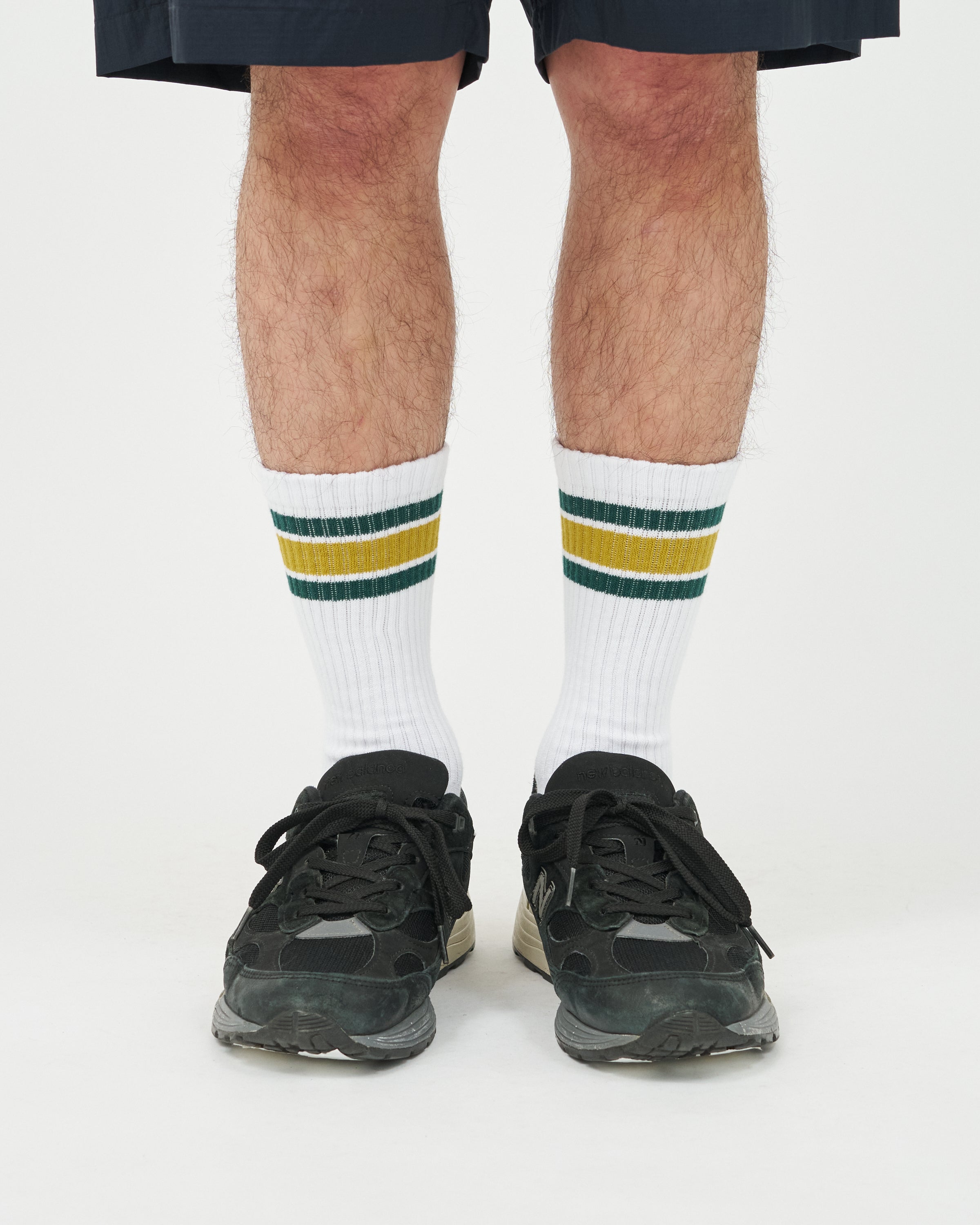 2-PACK MULTI STRIPE CREW SOCKS