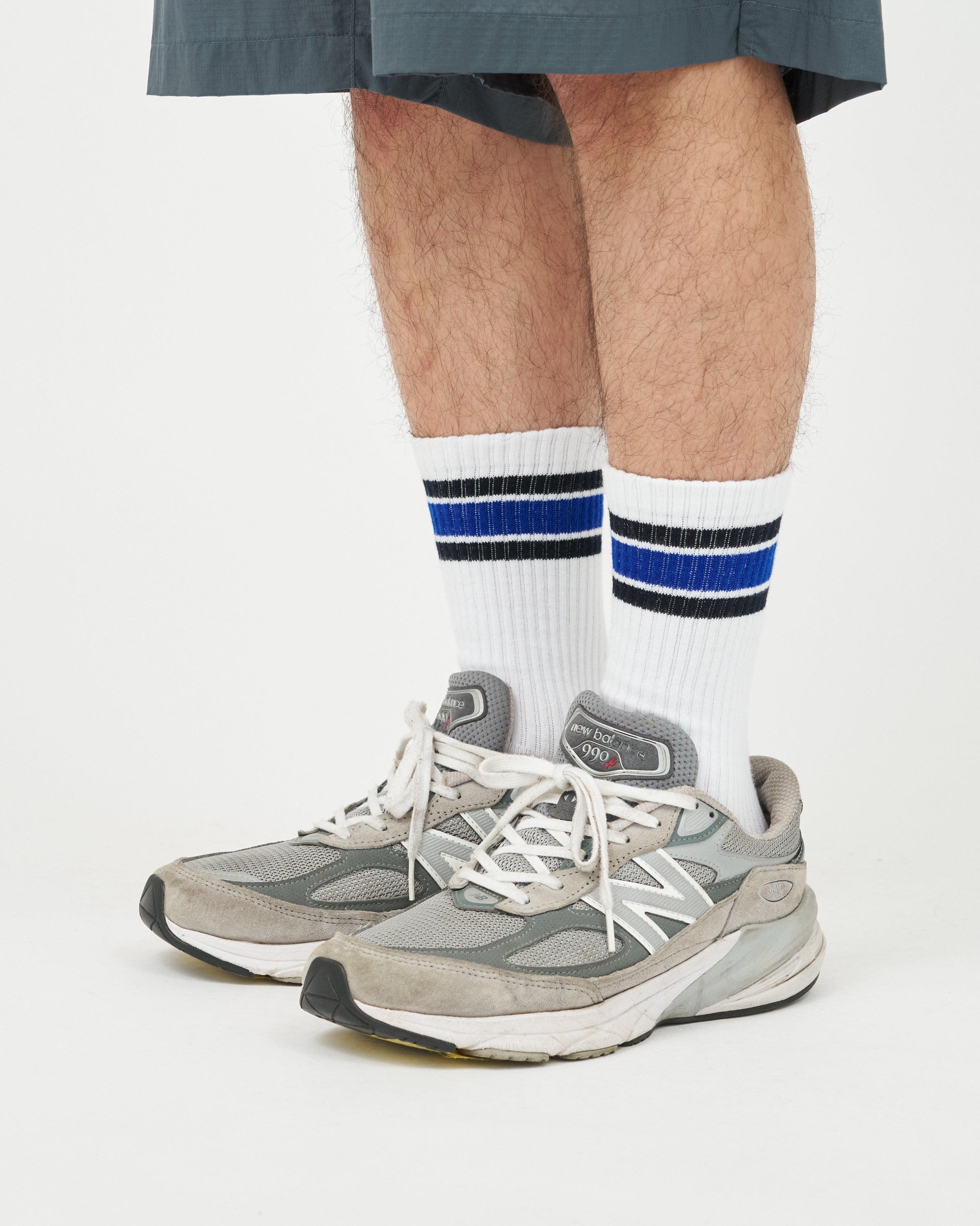 2-PACK MULTI STRIPE CREW SOCKS