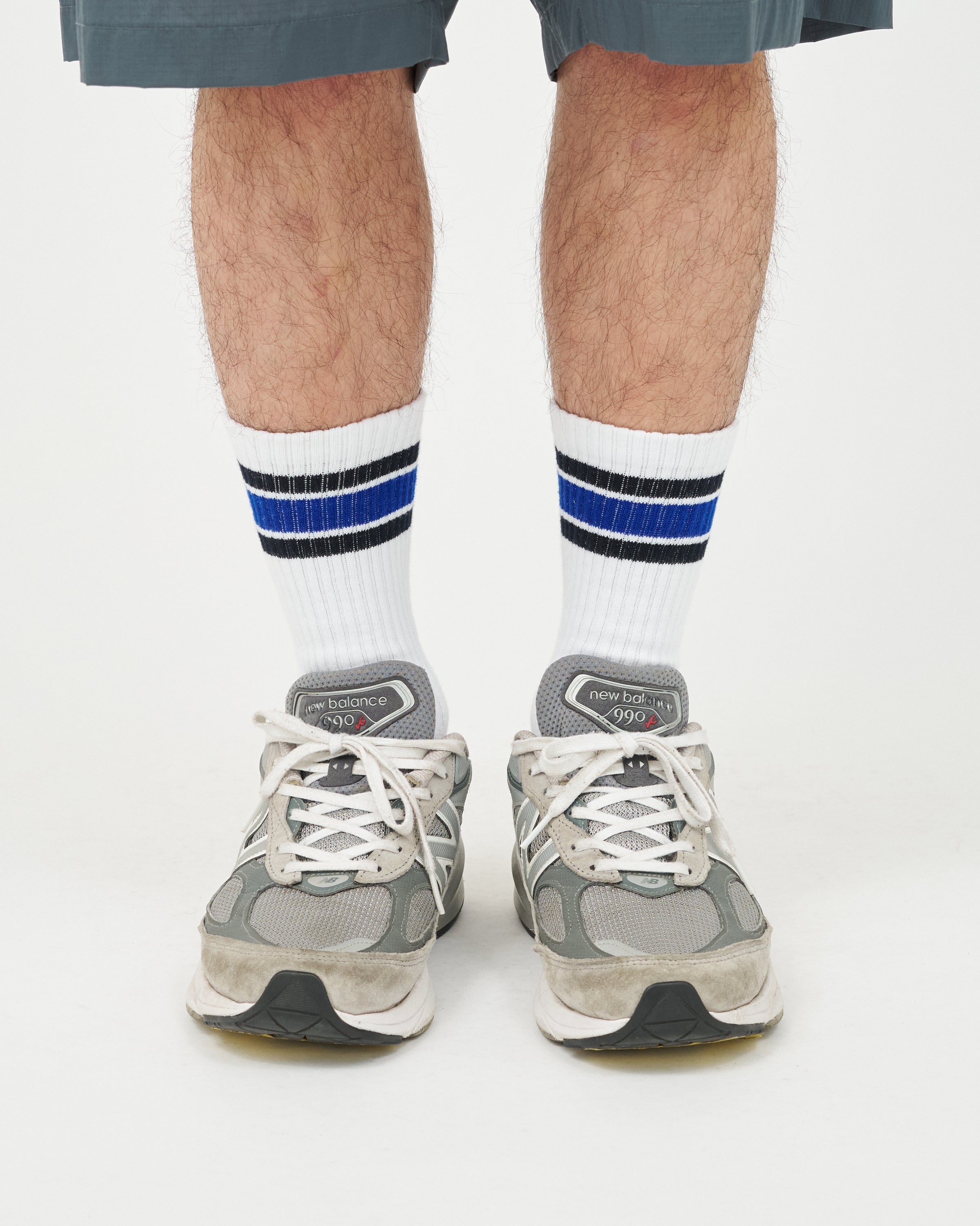 2-PACK MULTI STRIPE CREW SOCKS