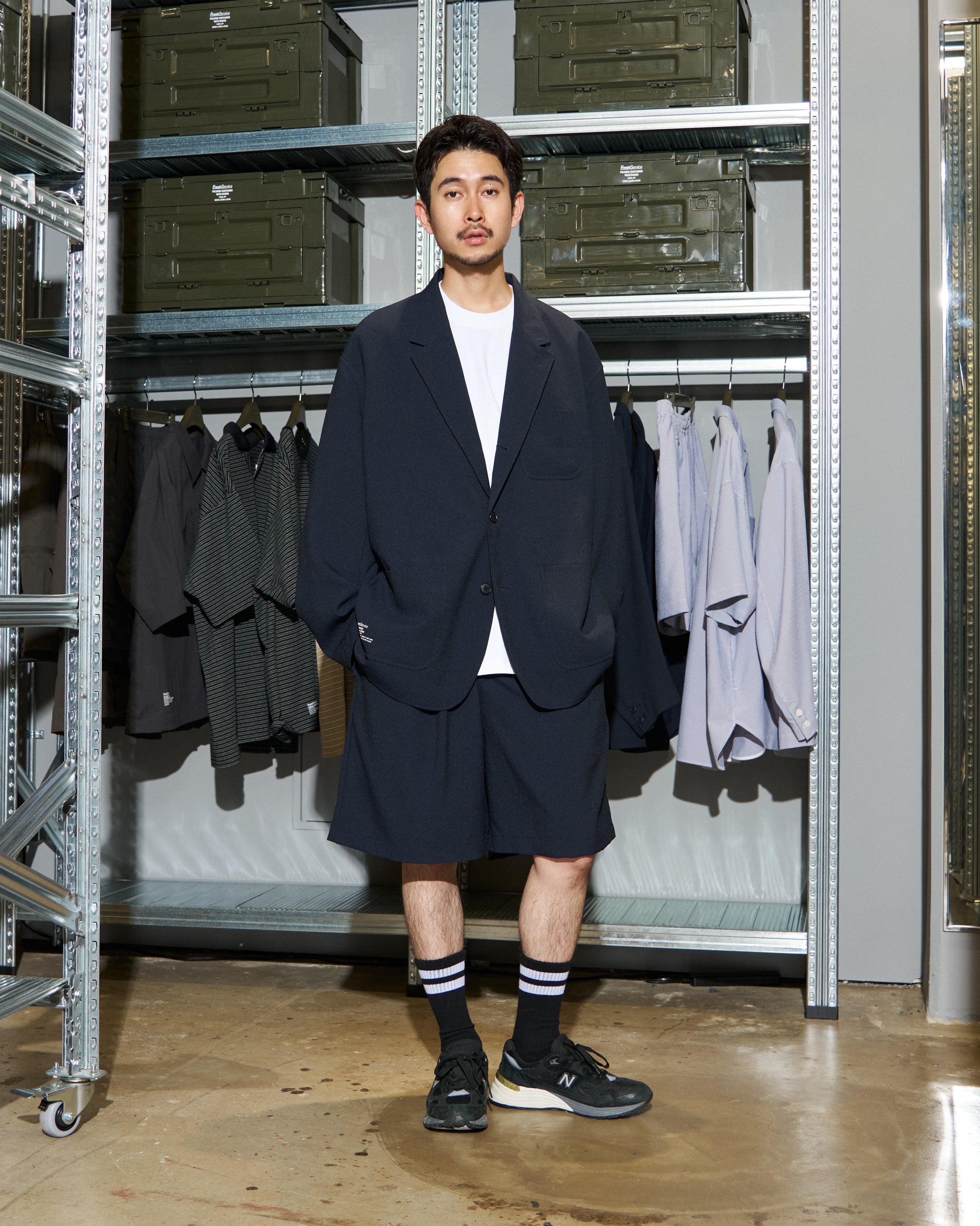 【6/13(土)発売】【LIMITED】SEERSUCKER STRIPE EASY SHORTS