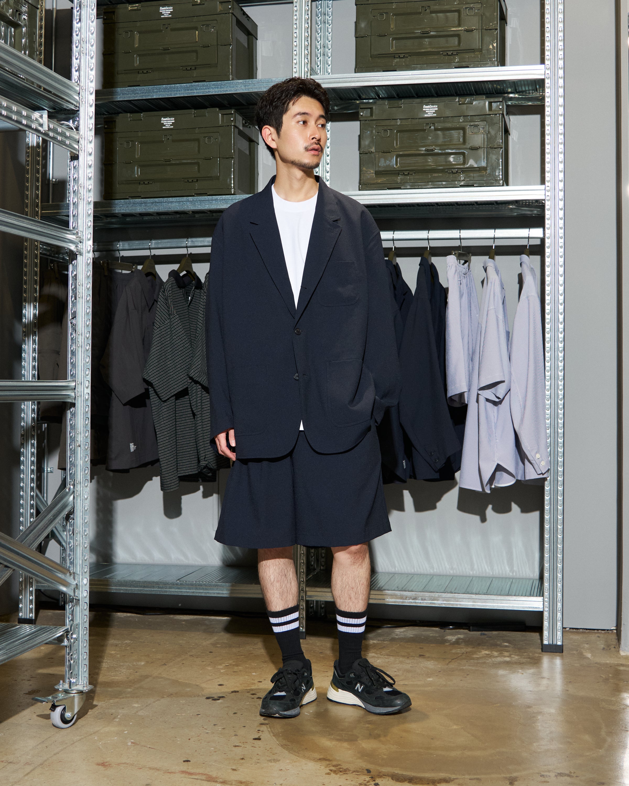 【6/13(土)発売】【LIMITED】SEERSUCKER STRIPE BLAZER
