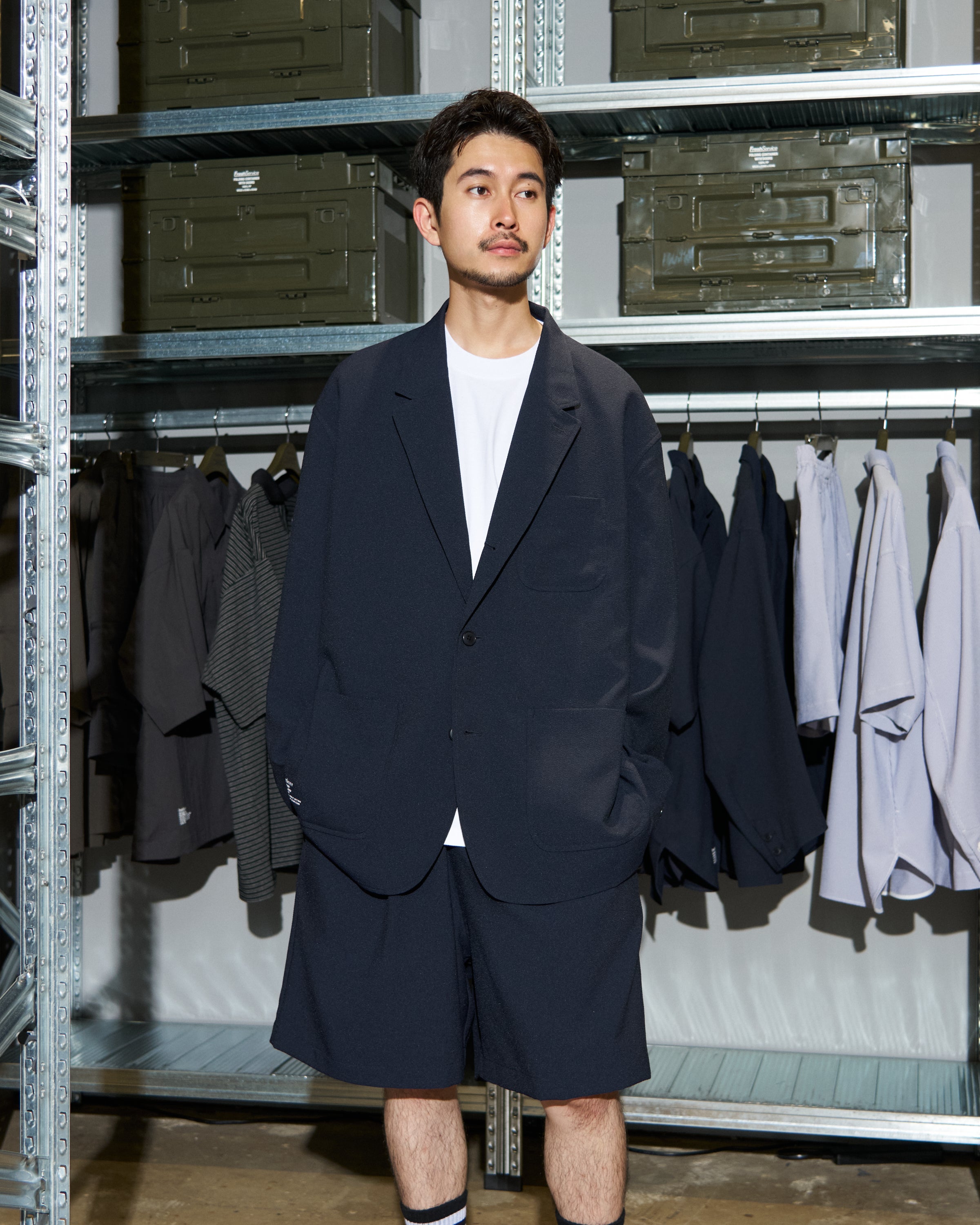 LIMITED】SEERSUCKER STRIPE BLAZER