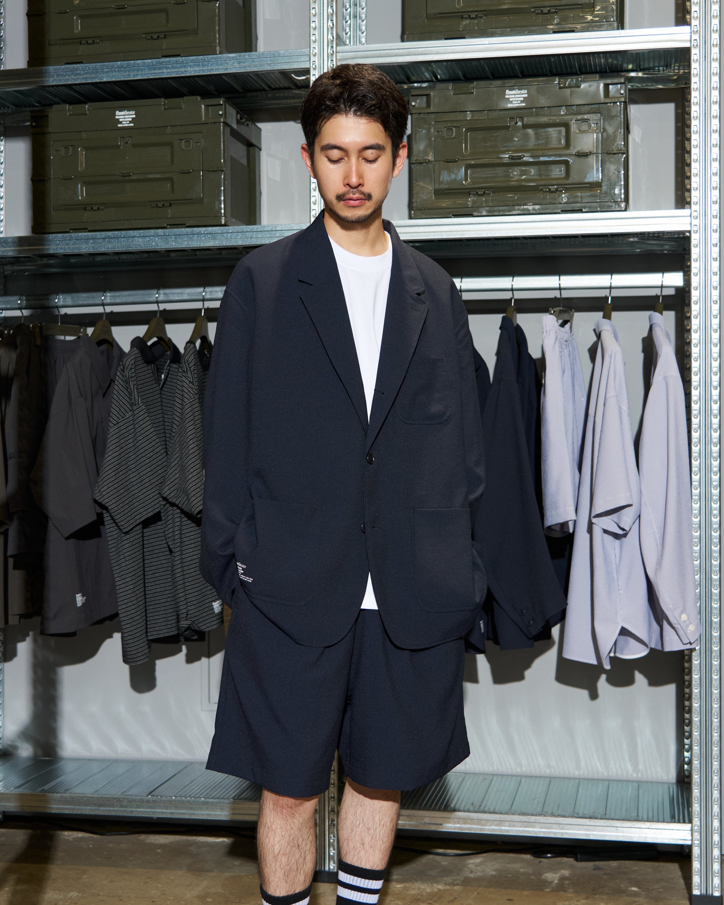 【6/13(土)発売】【LIMITED】SEERSUCKER STRIPE BLAZER
